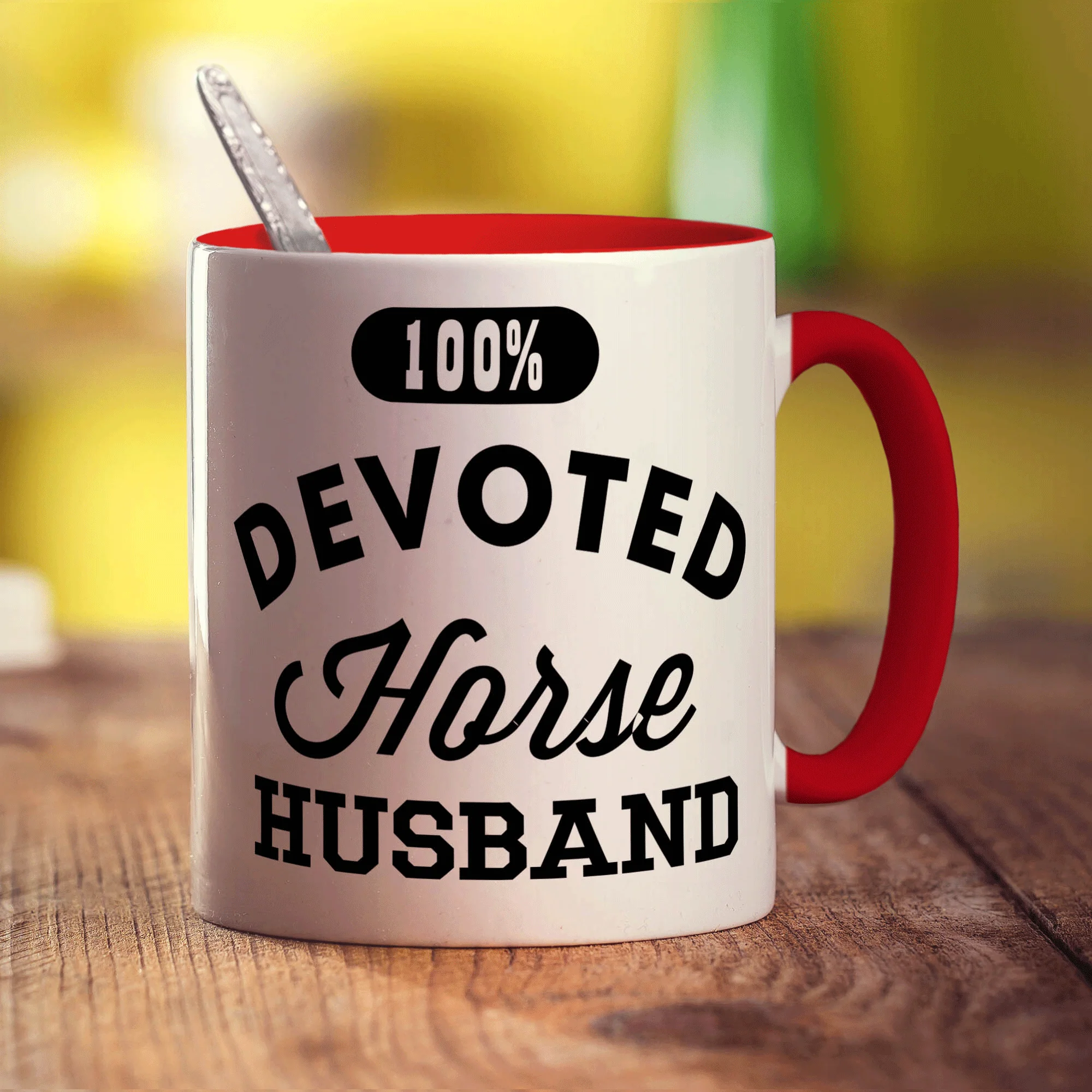 100% Devoted Horse Husband Mug - Image 11