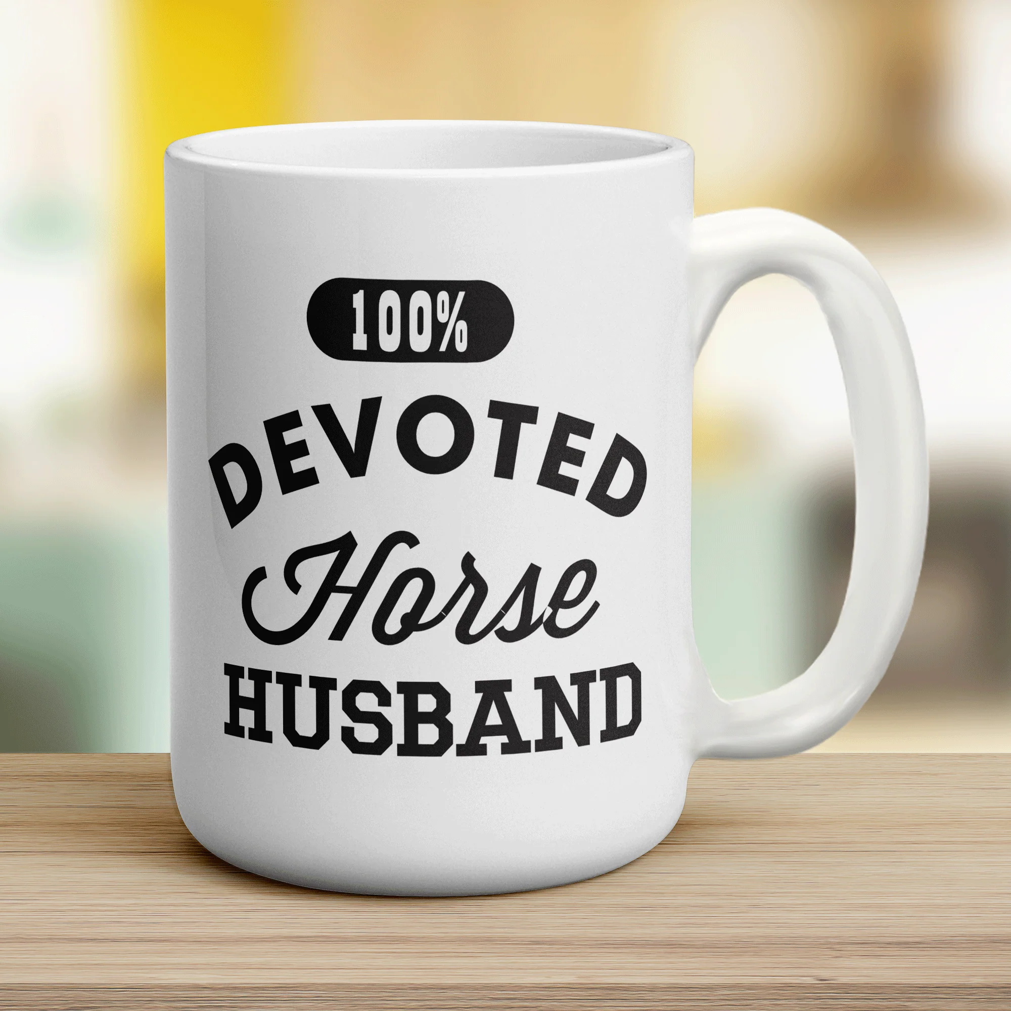 100% Devoted Horse Husband Mug - Image 12