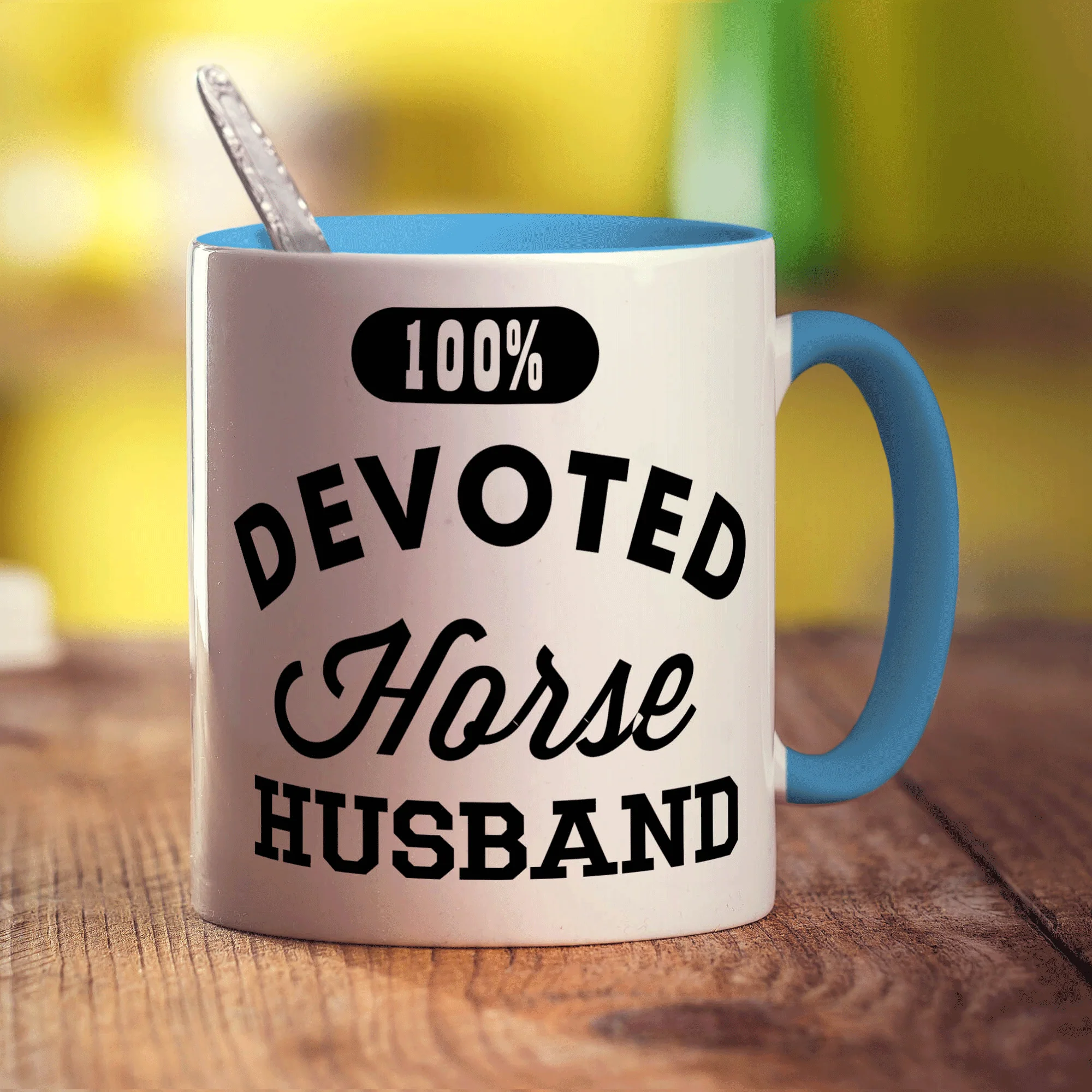 100% Devoted Horse Husband Mug - Image 8