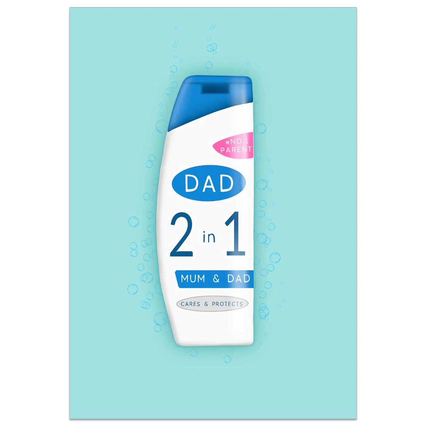 2 in 1 Parent Dad Card