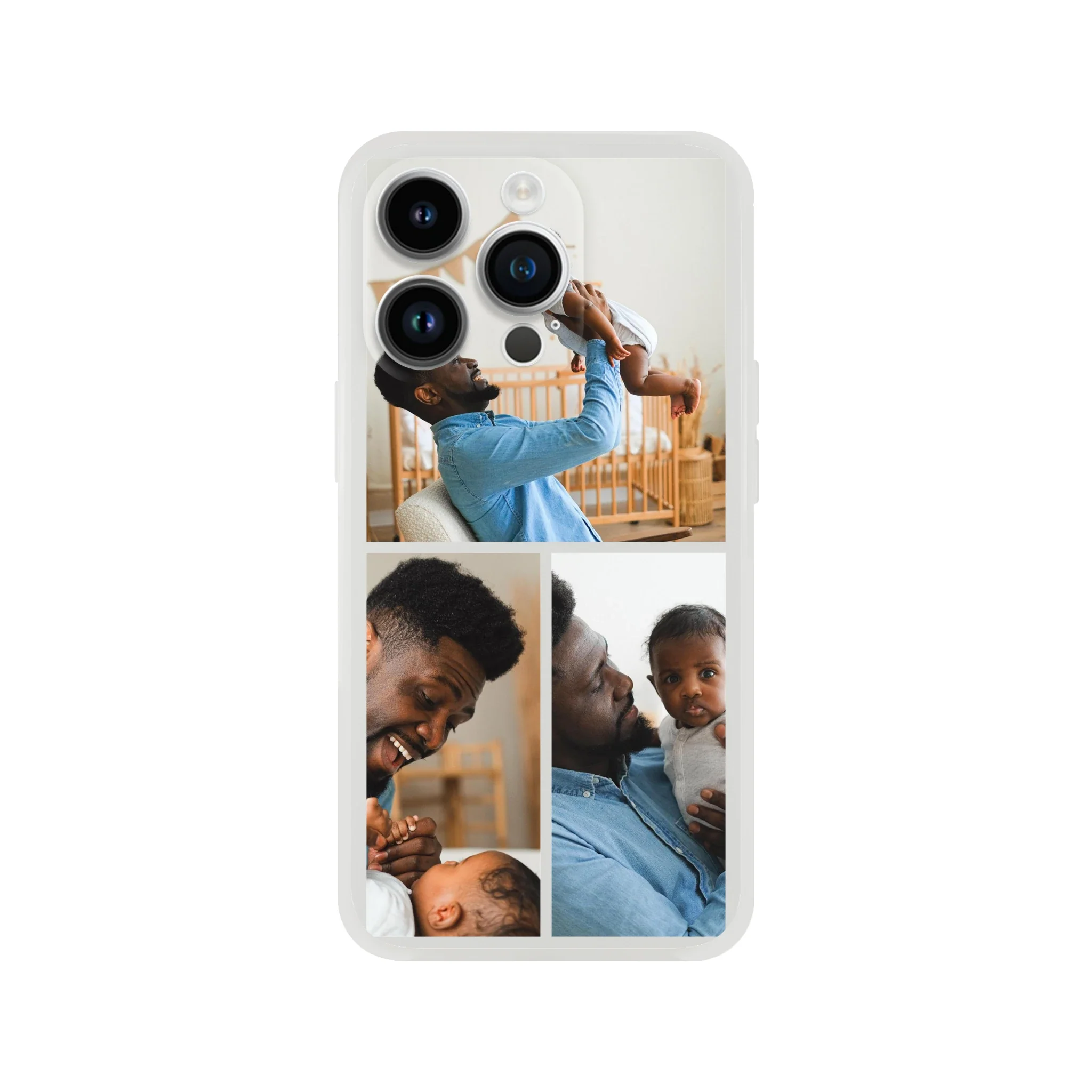 3 Photo Collage Flexi iPhone Case - Image 11