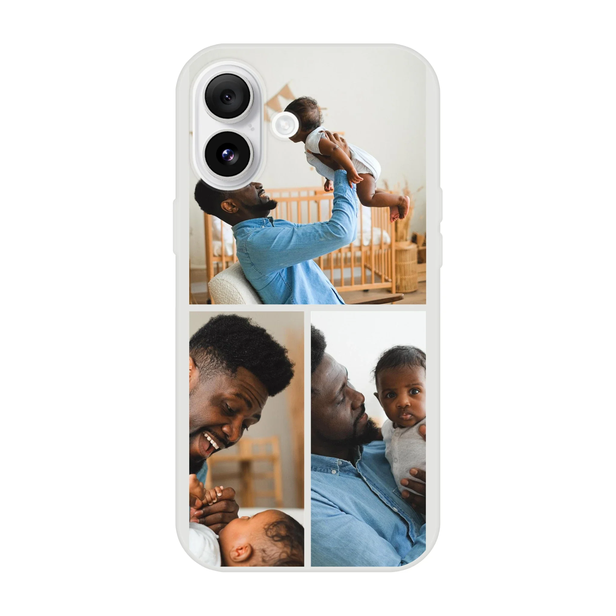3 Photo Collage Flexi iPhone Case - Image 13