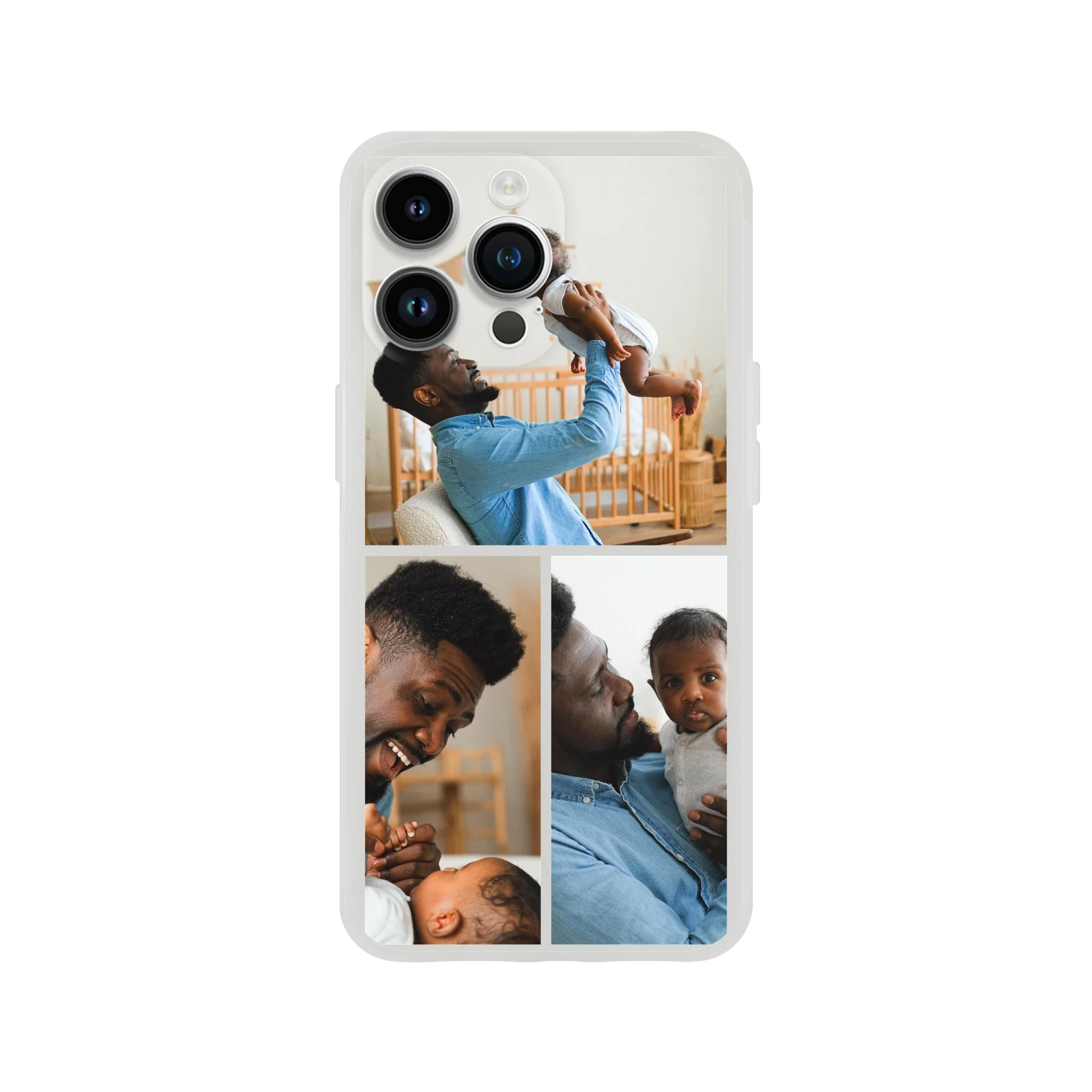 3 Photo Collage Flexi iPhone Case - Image 15