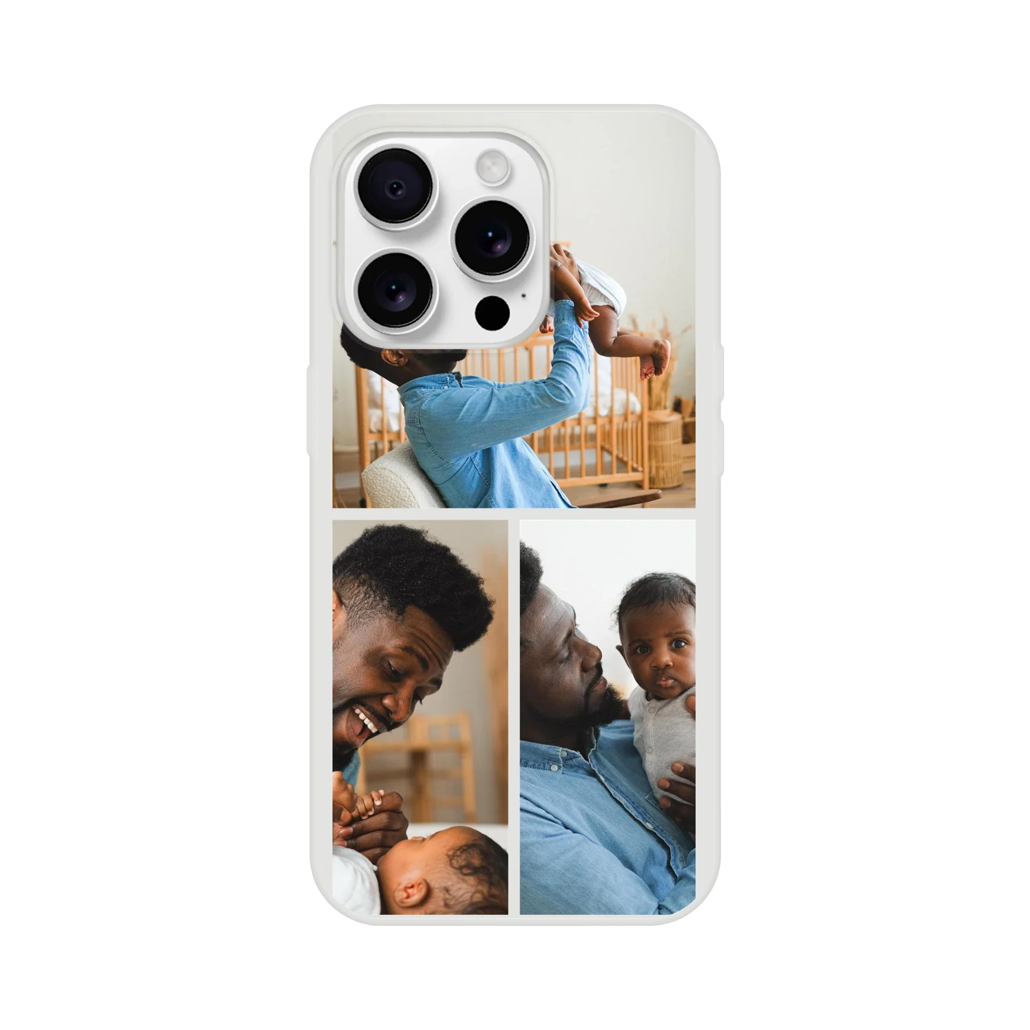 3 Photo Collage Flexi iPhone Case - Image 16