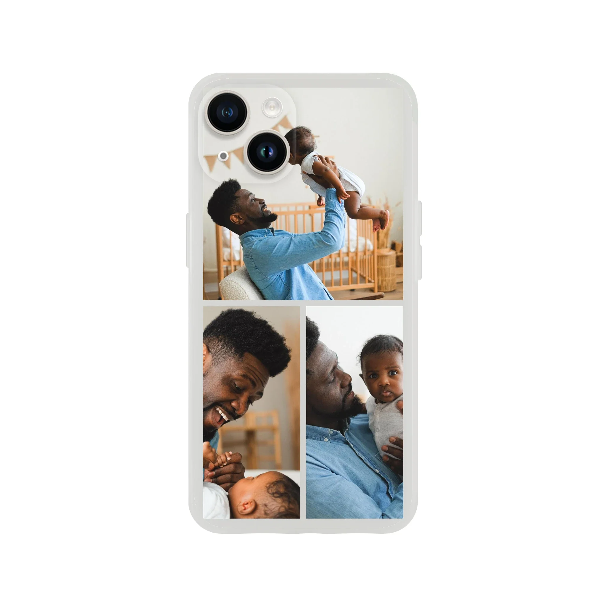 3 Photo Collage Flexi iPhone Case - Image 8