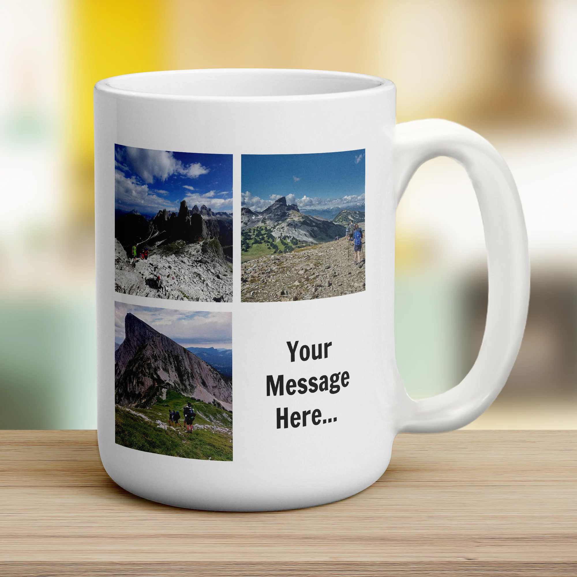 3 Photo and Message Collage Mug - Image 11