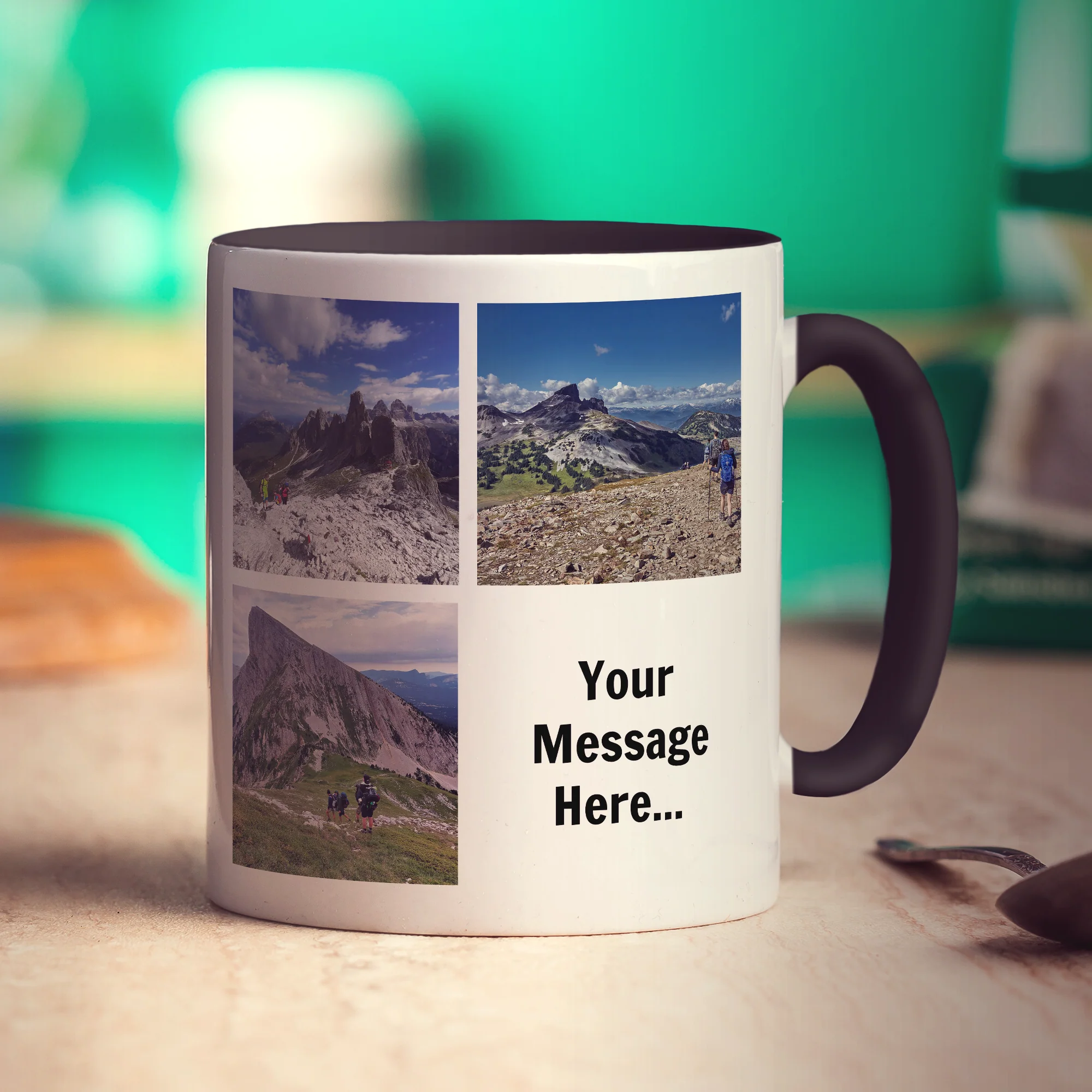3 Photo and Message Collage Mug - Image 8