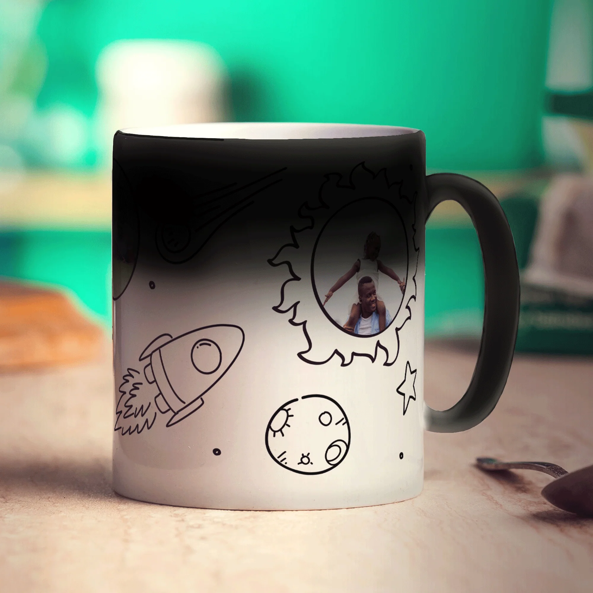 3 Photo Space Doodle Mug - Image 7