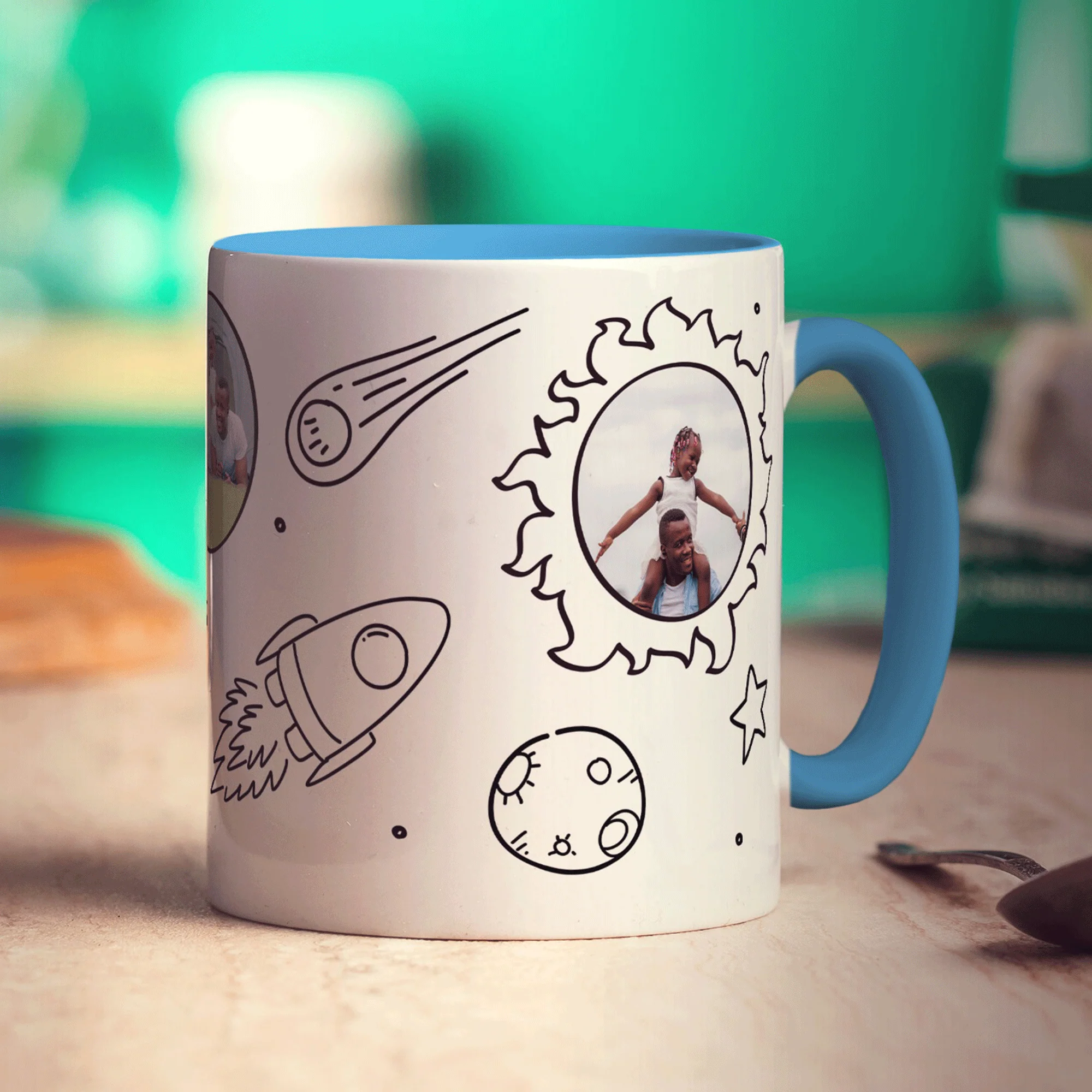 3 Photo Space Doodle Mug - Image 9