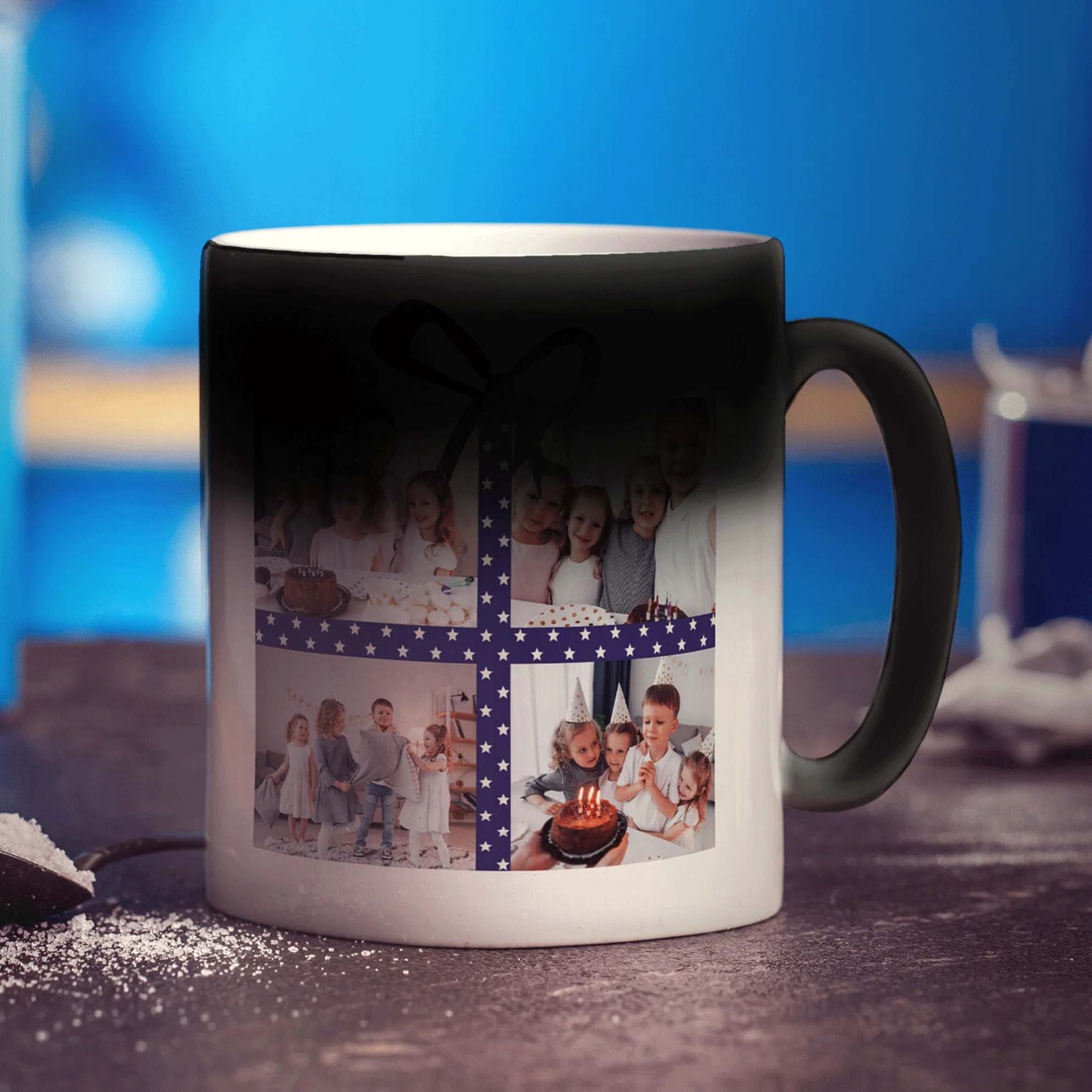 4 Photo Grid Present Mug - Image 8