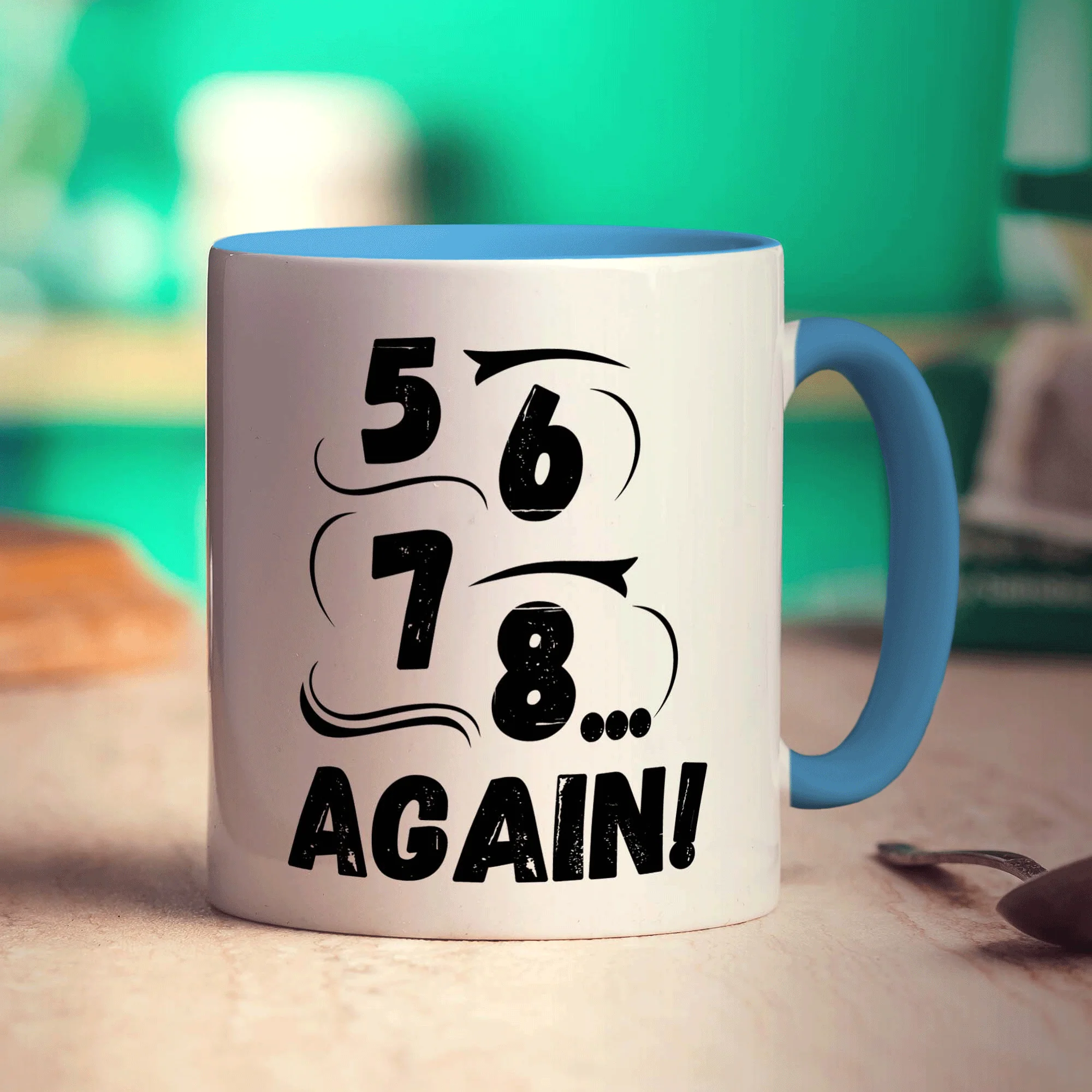 5, 6, 7, 8... Again Mug - Image 8