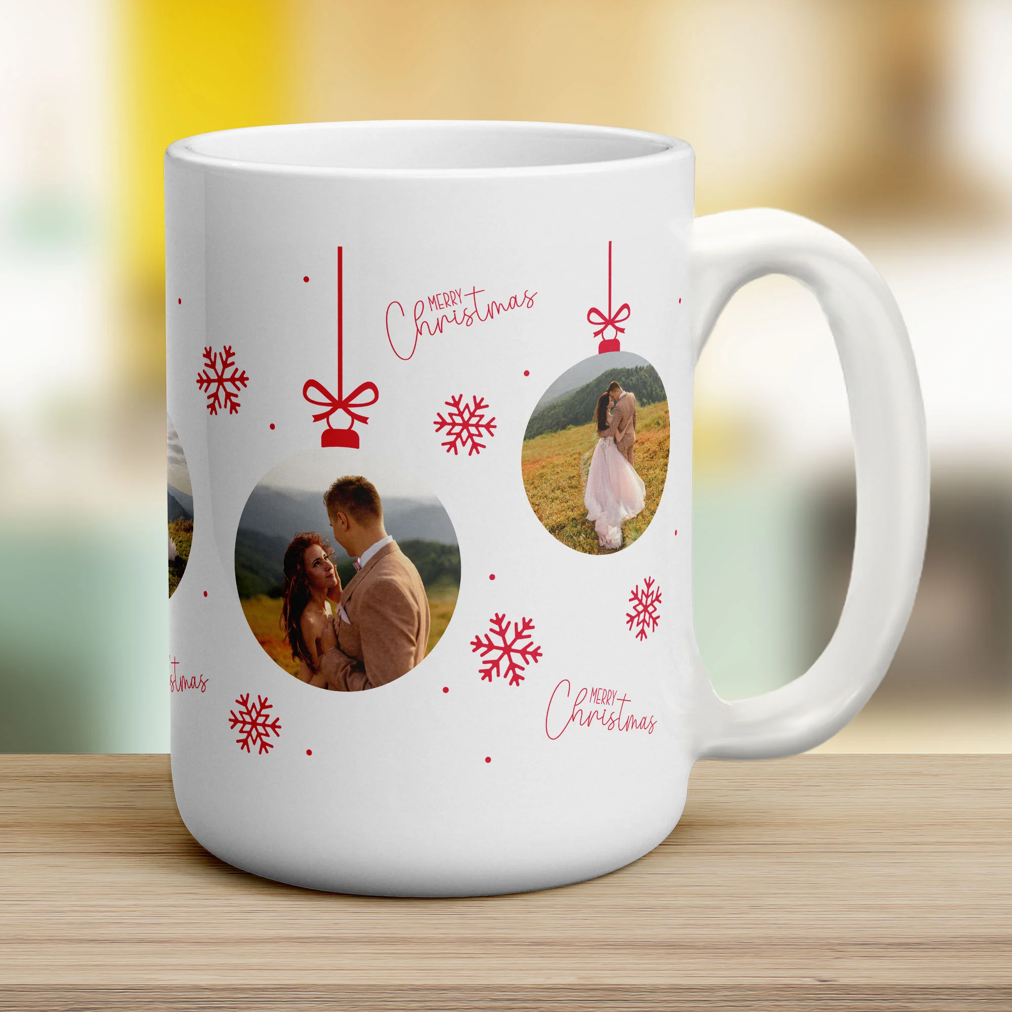 5 Photo Christmas Bauble Mug - Image 14