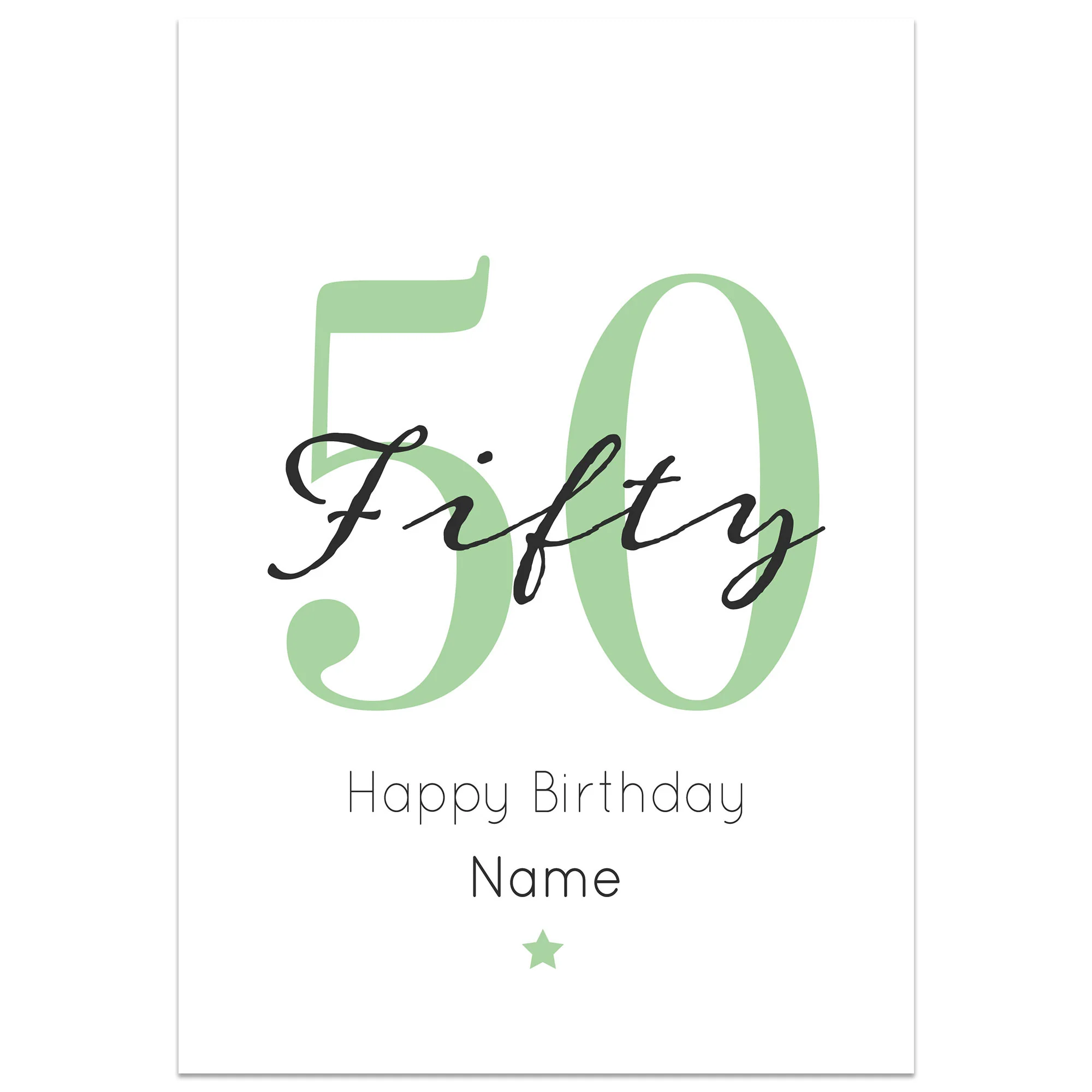 50th Milestone Birthday Card - Image 3