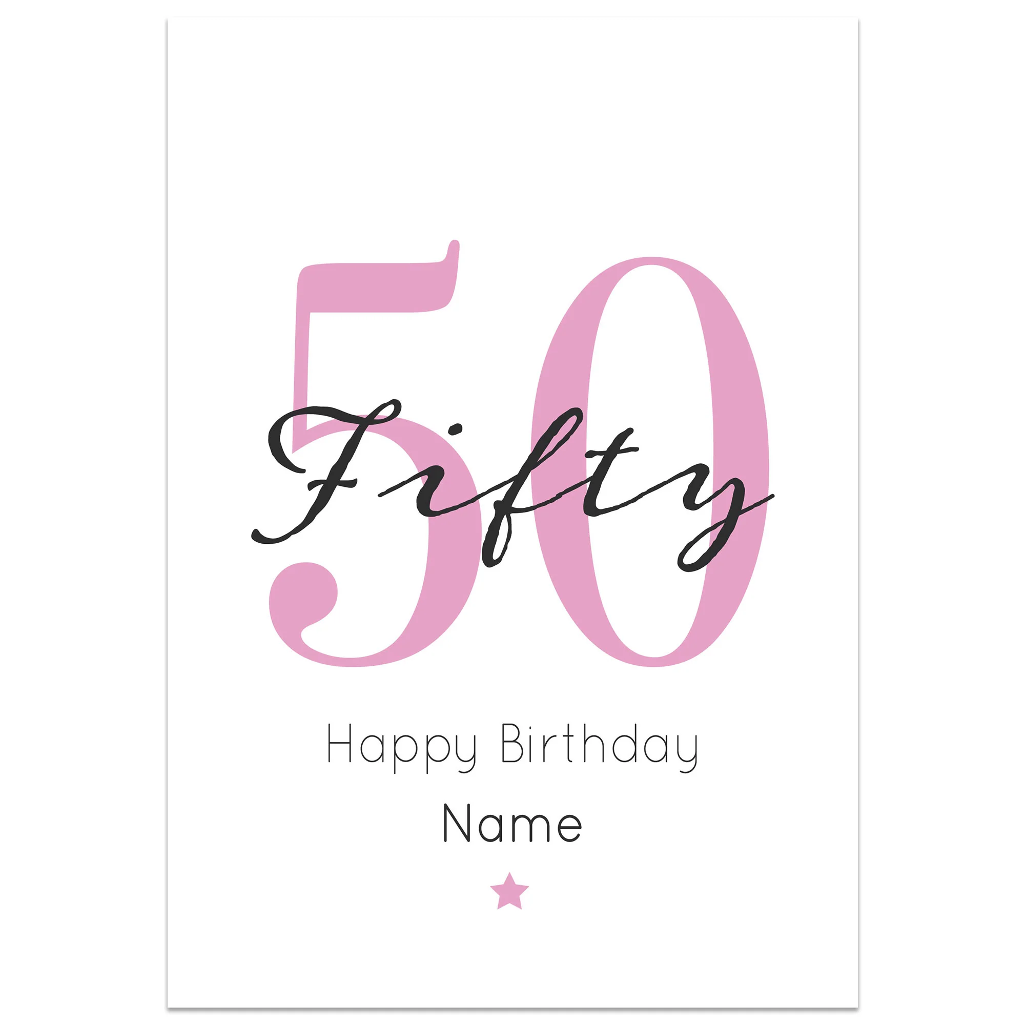 50th Milestone Birthday Card - Image 4