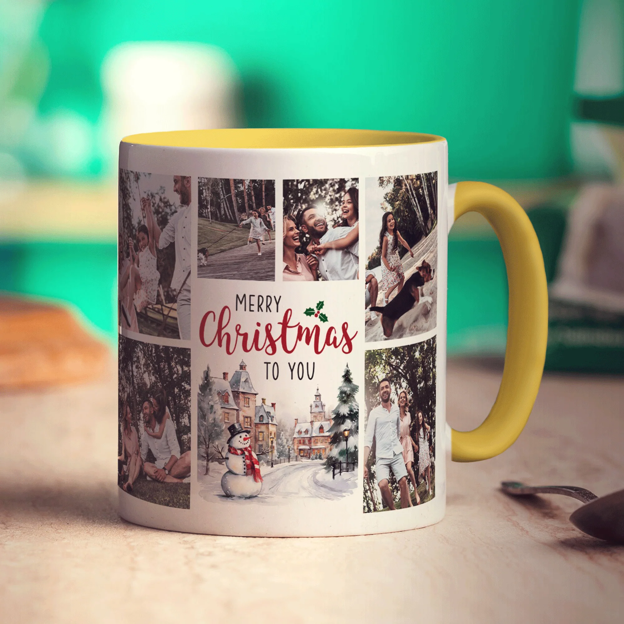 6 Photo Merry Christmas to You Mug - Image 7