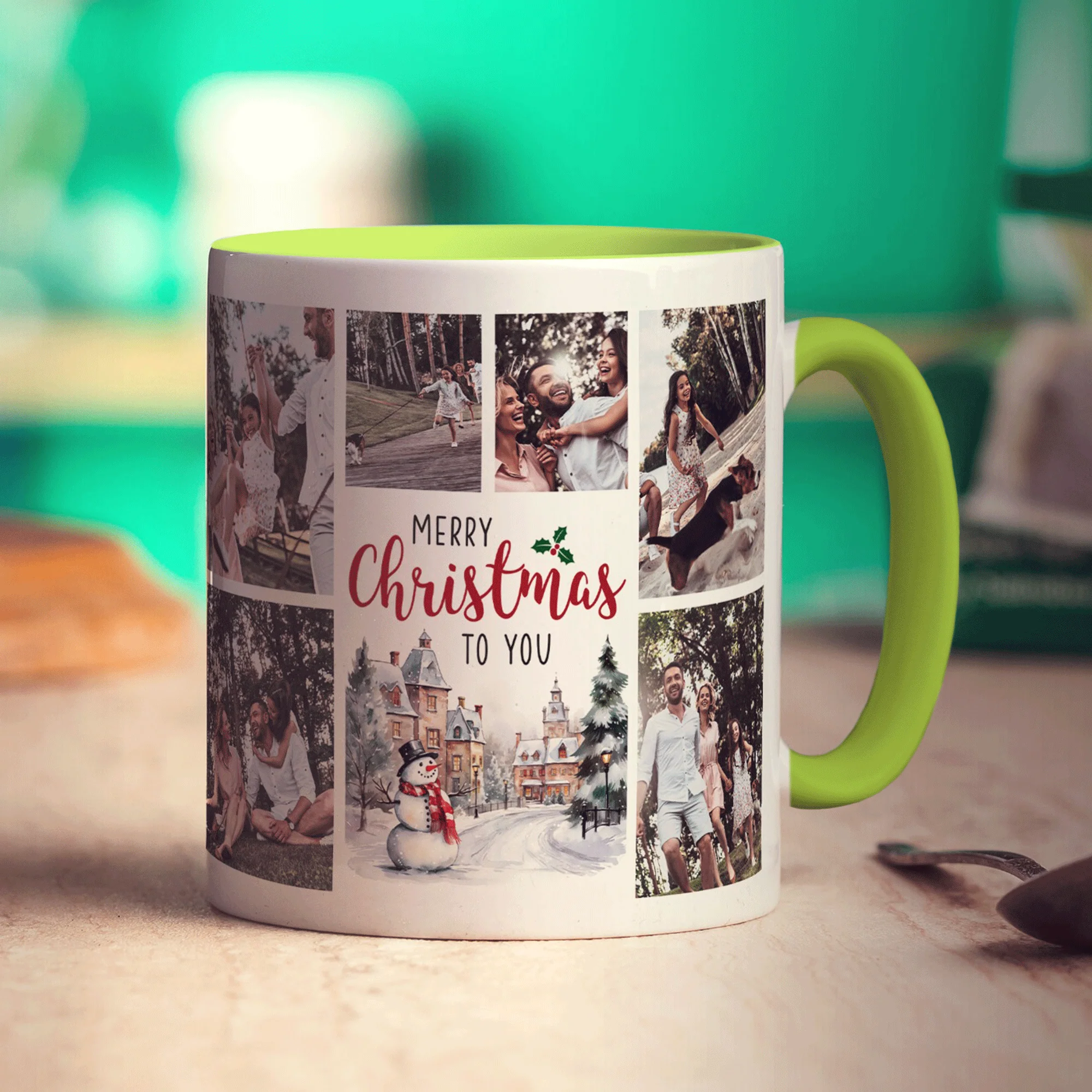 6 Photo Merry Christmas to You Mug - Image 9