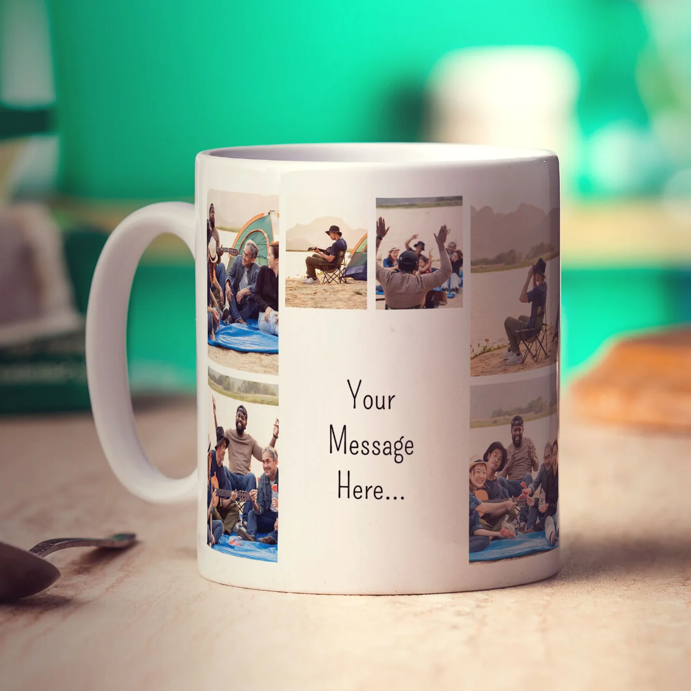 6 Photo Mug with Message - Image 3