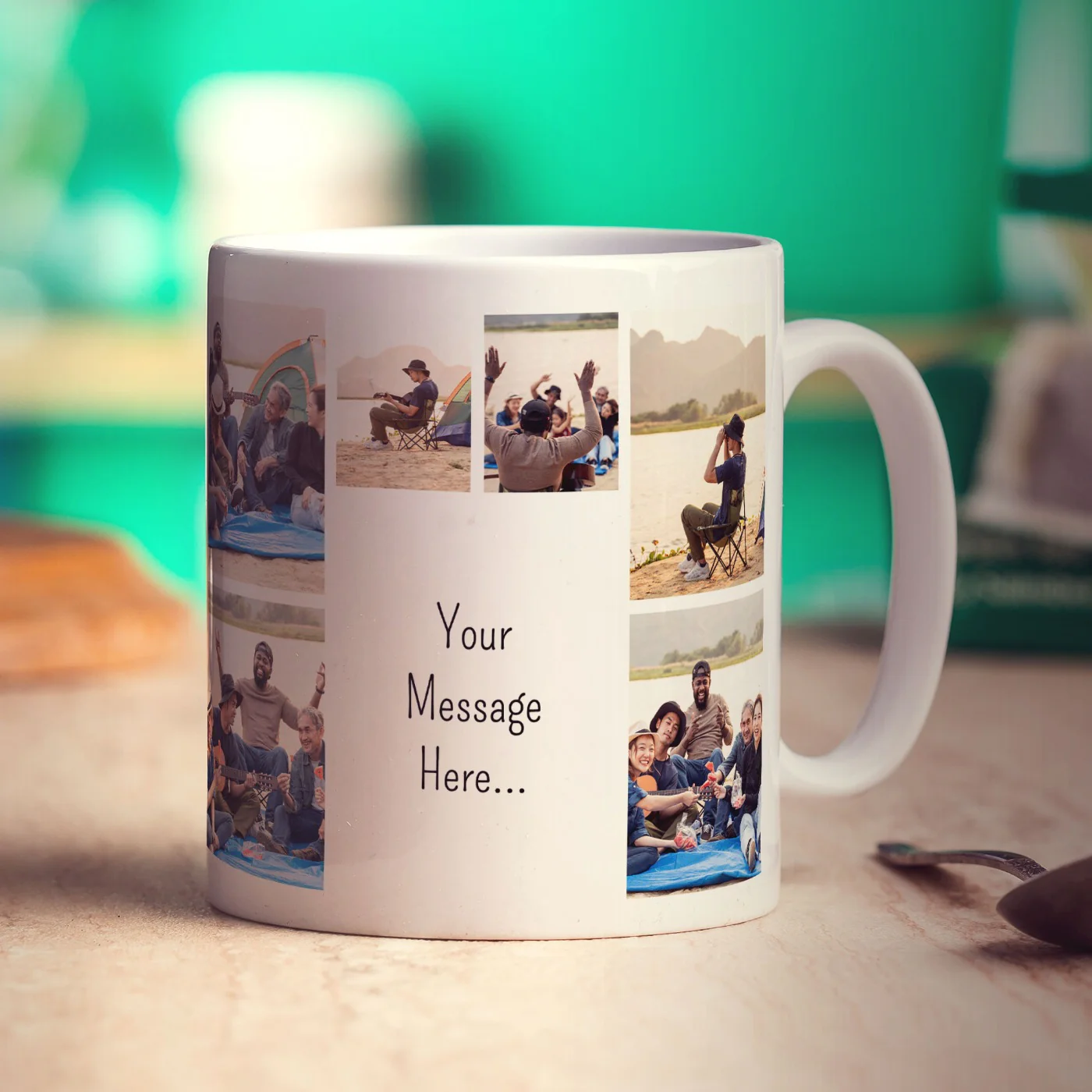 6 Photo Mug with Message - Image 4