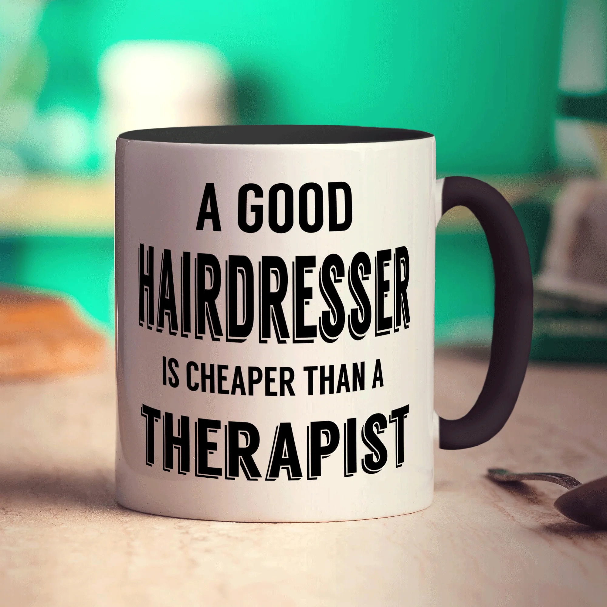 A Good Hairdresser is Cheaper Than a Therapist Mug - Image 10