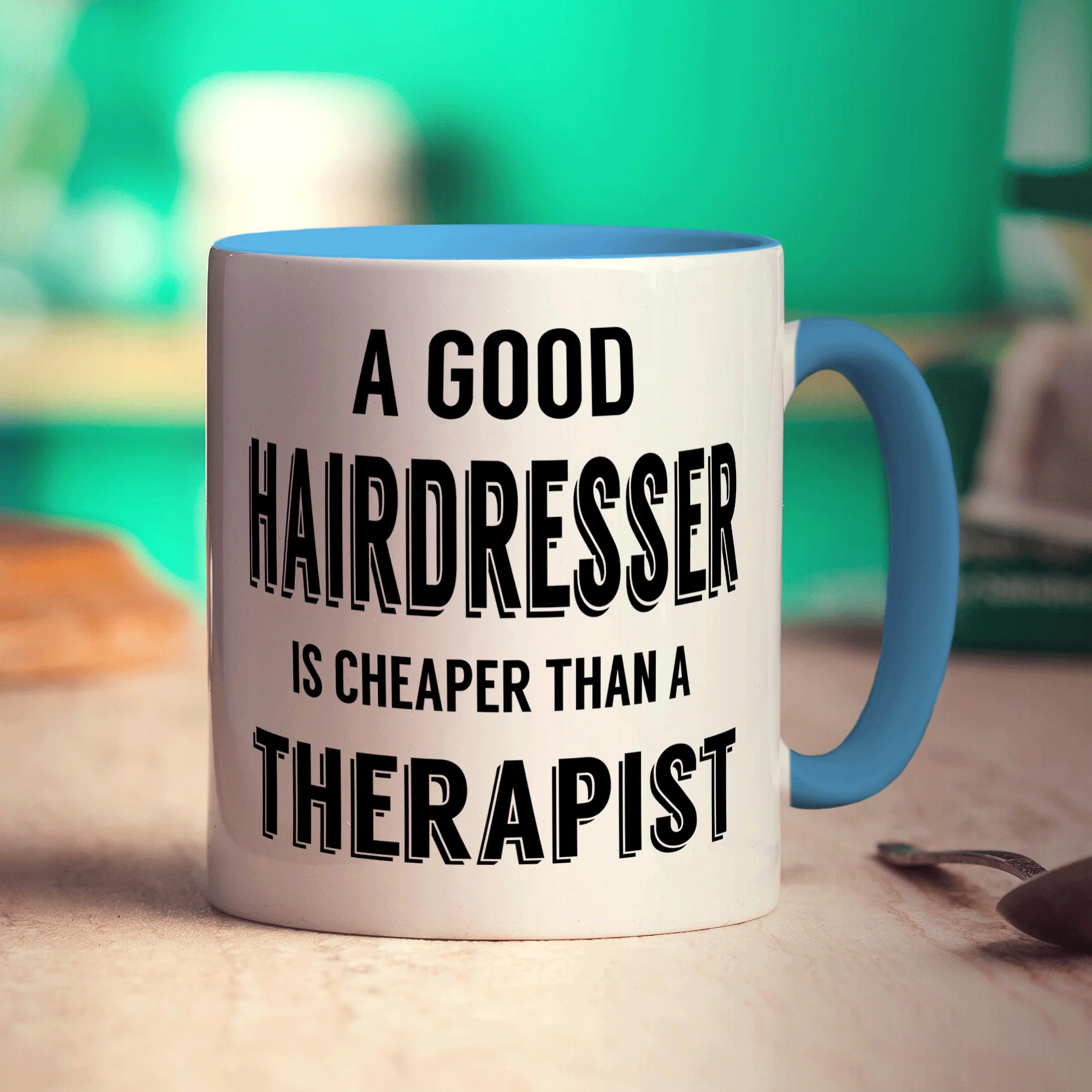 A Good Hairdresser is Cheaper Than a Therapist Mug - Image 8