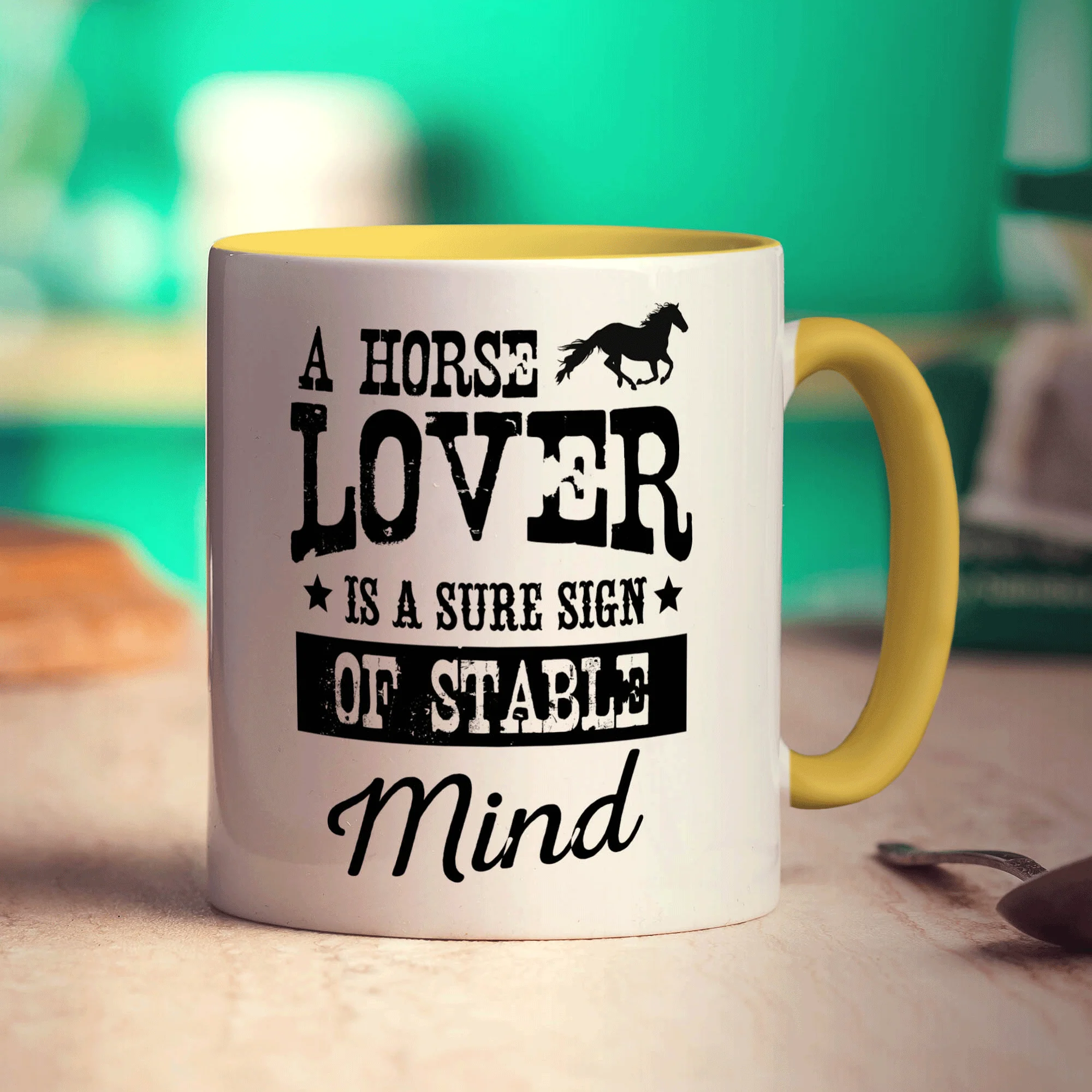A Horse Lover Is a Sure Sign of Stable Mind Mug - Image 5