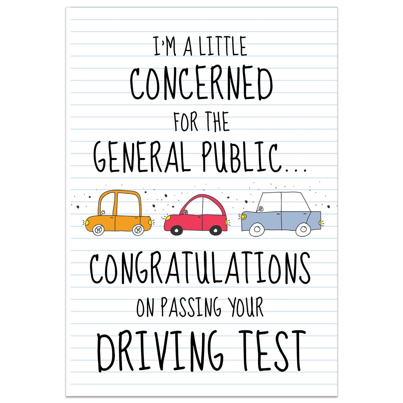 A Little Concerned for the General Public Card