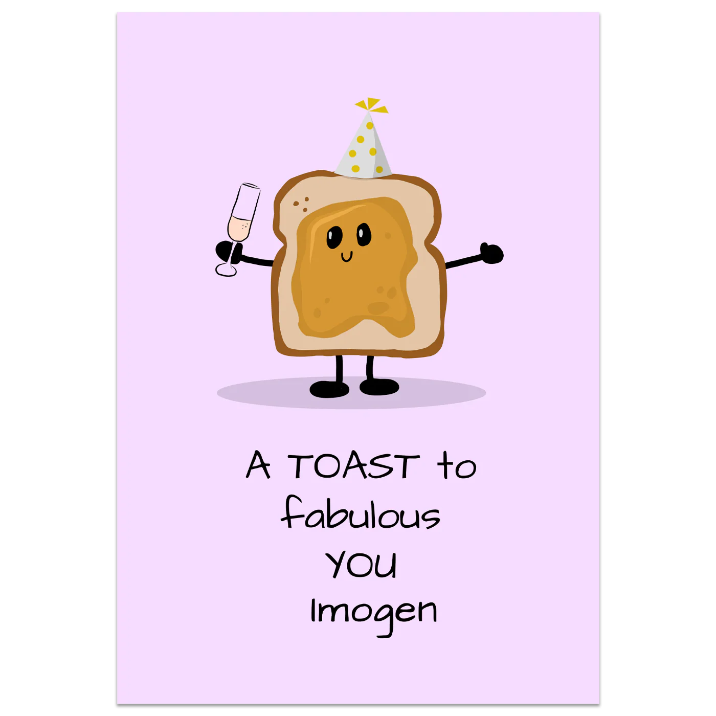 A Toast To You Card
