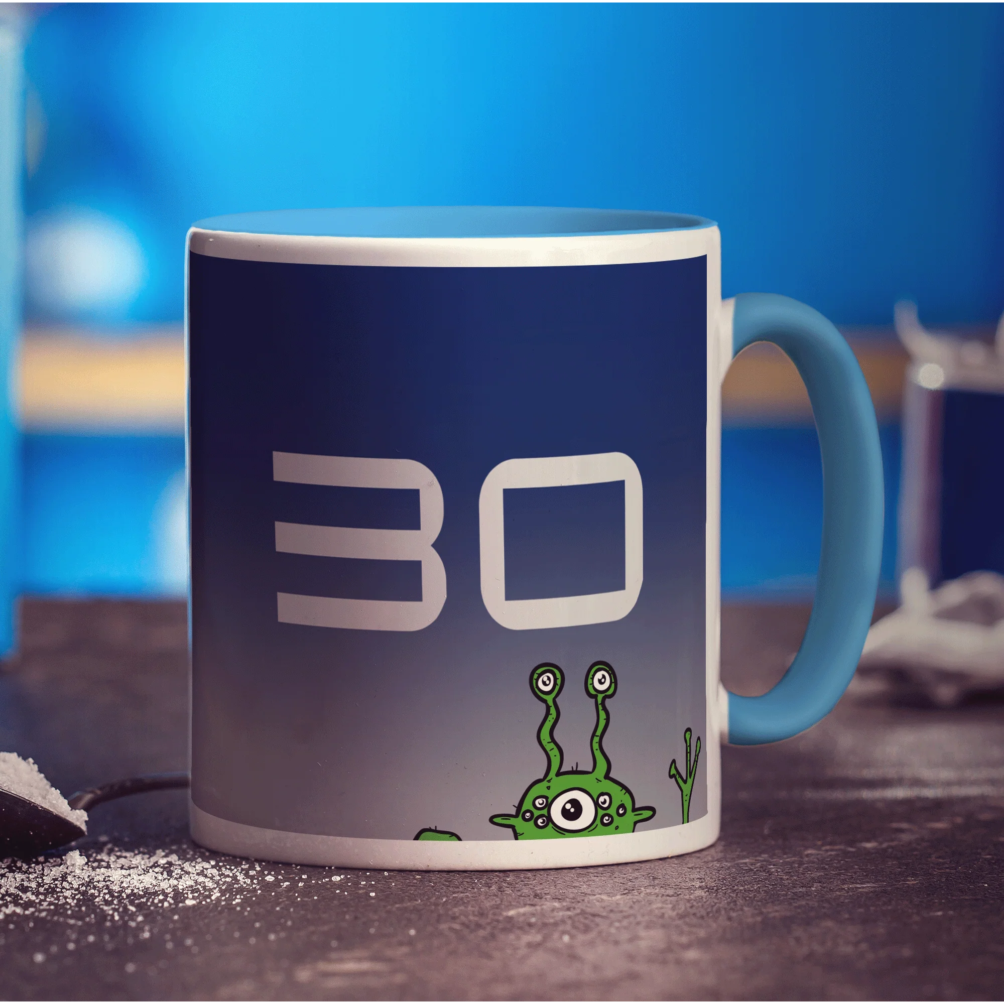 Alien Sci-Fi Birthday Mug - Image 5