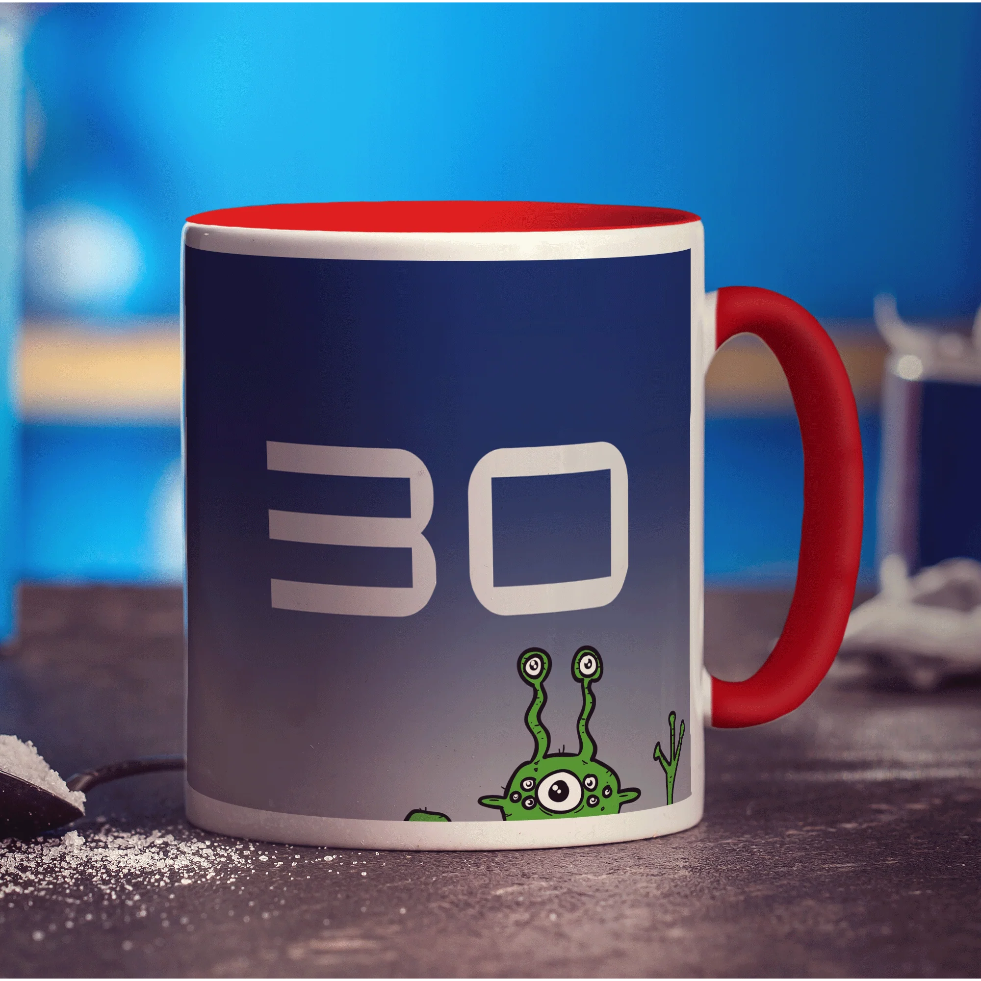 Alien Sci-Fi Birthday Mug - Image 8