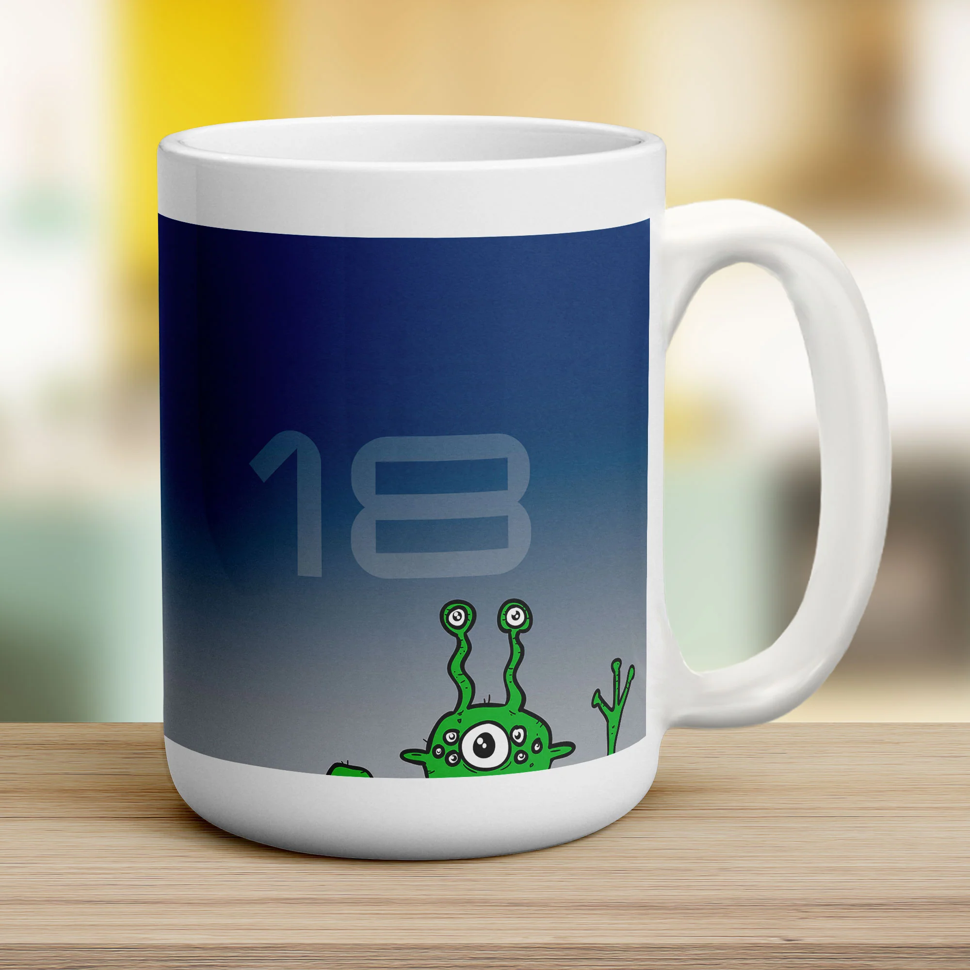 Alien Sci-Fi Birthday Mug - Image 9