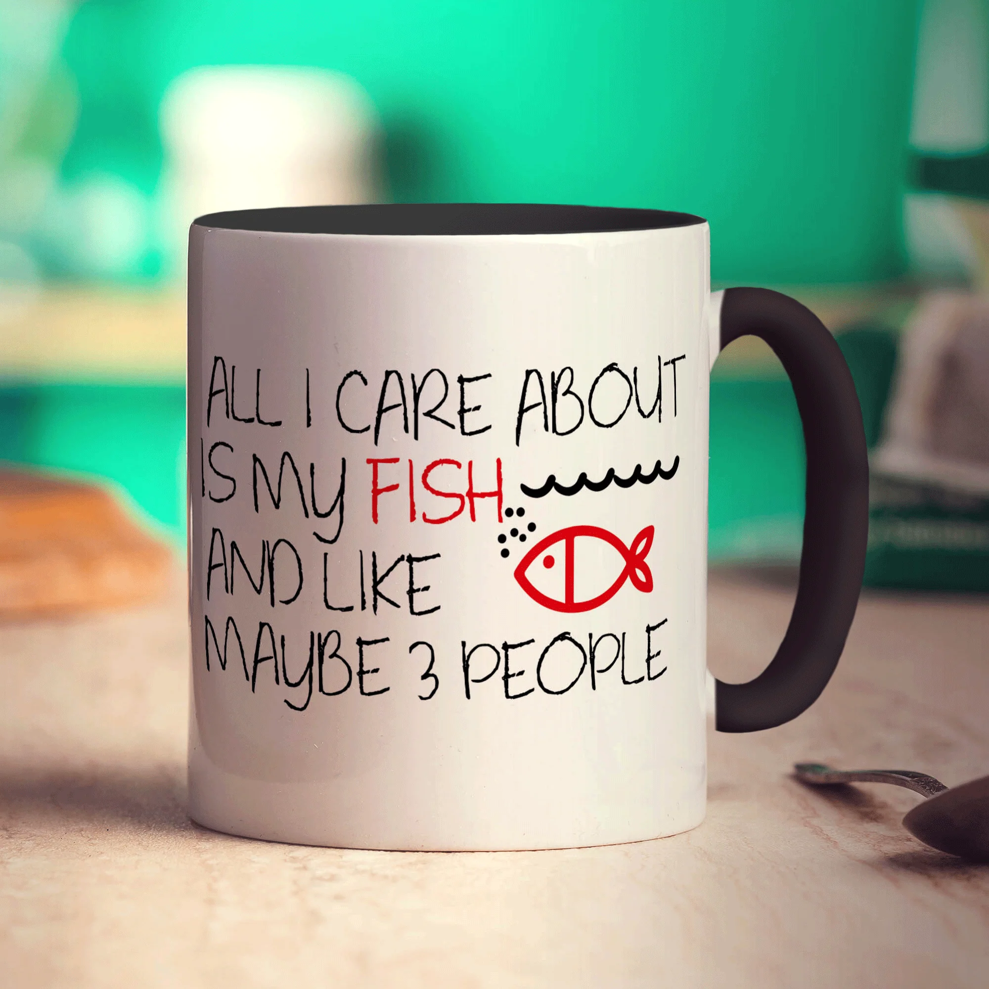 All I Care About is My Fish and Like Maybe 3 People Mug - Image 10