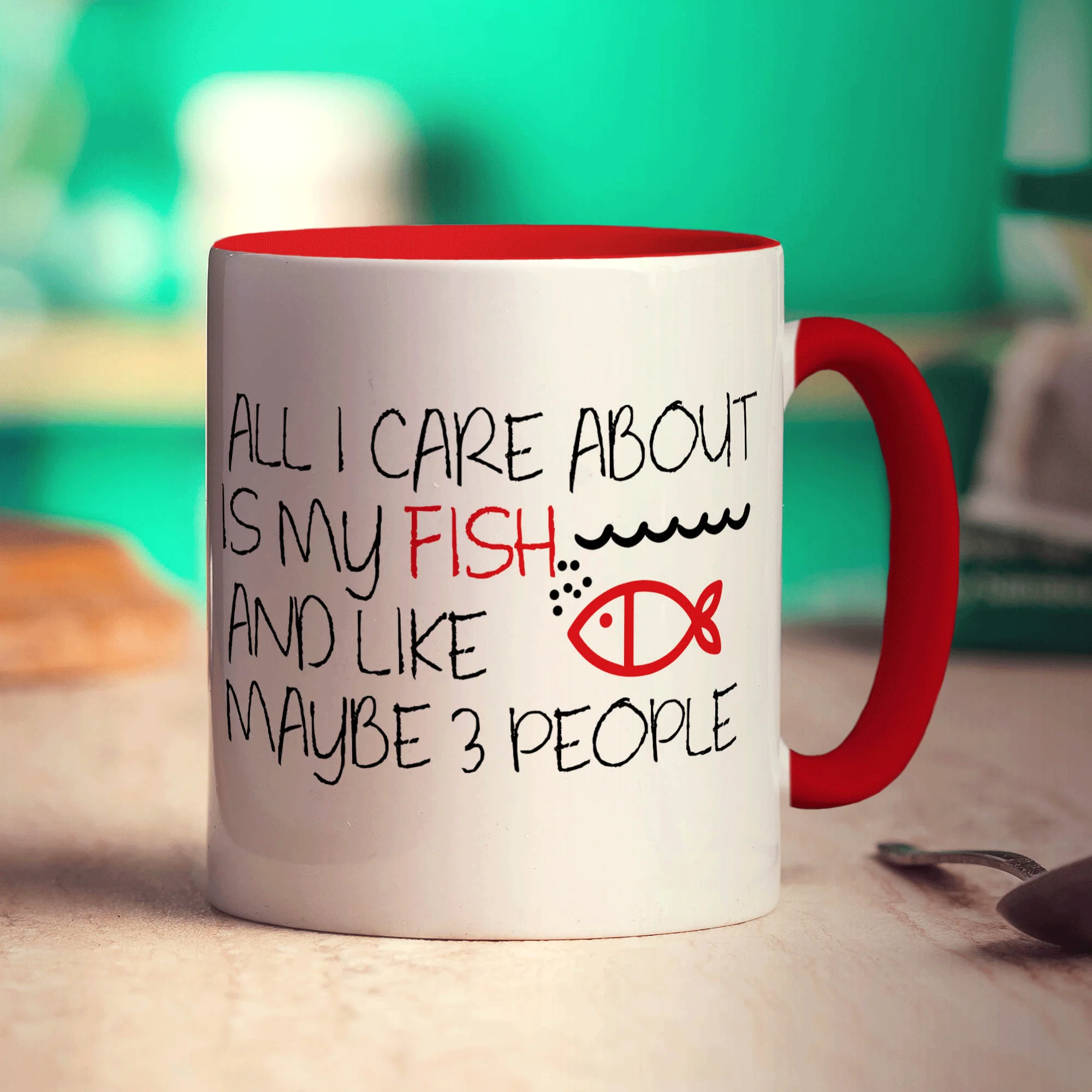 All I Care About is My Fish and Like Maybe 3 People Mug - Image 11