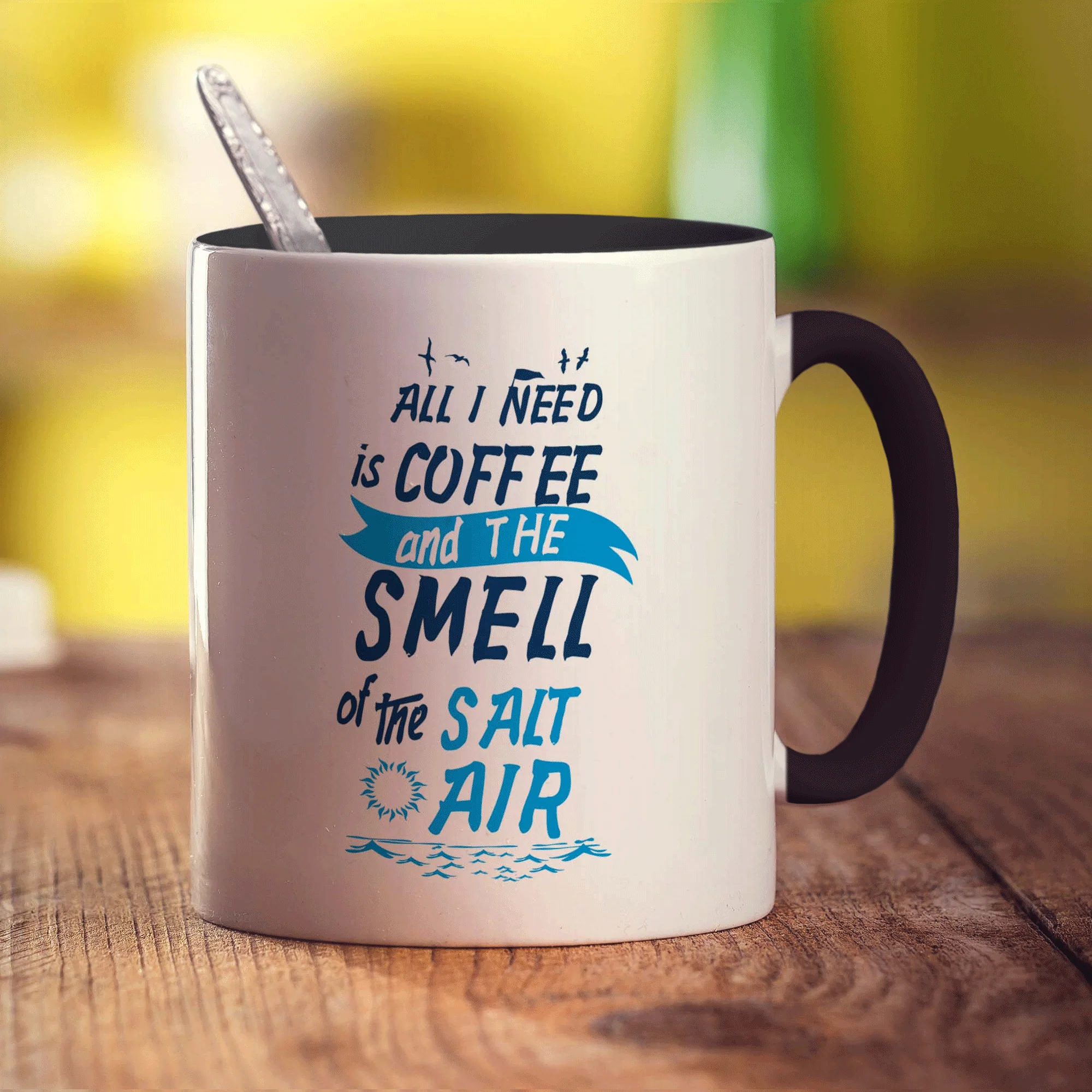 All I Need is Coffee and The Smell of The Salt Air Mug - Image 10