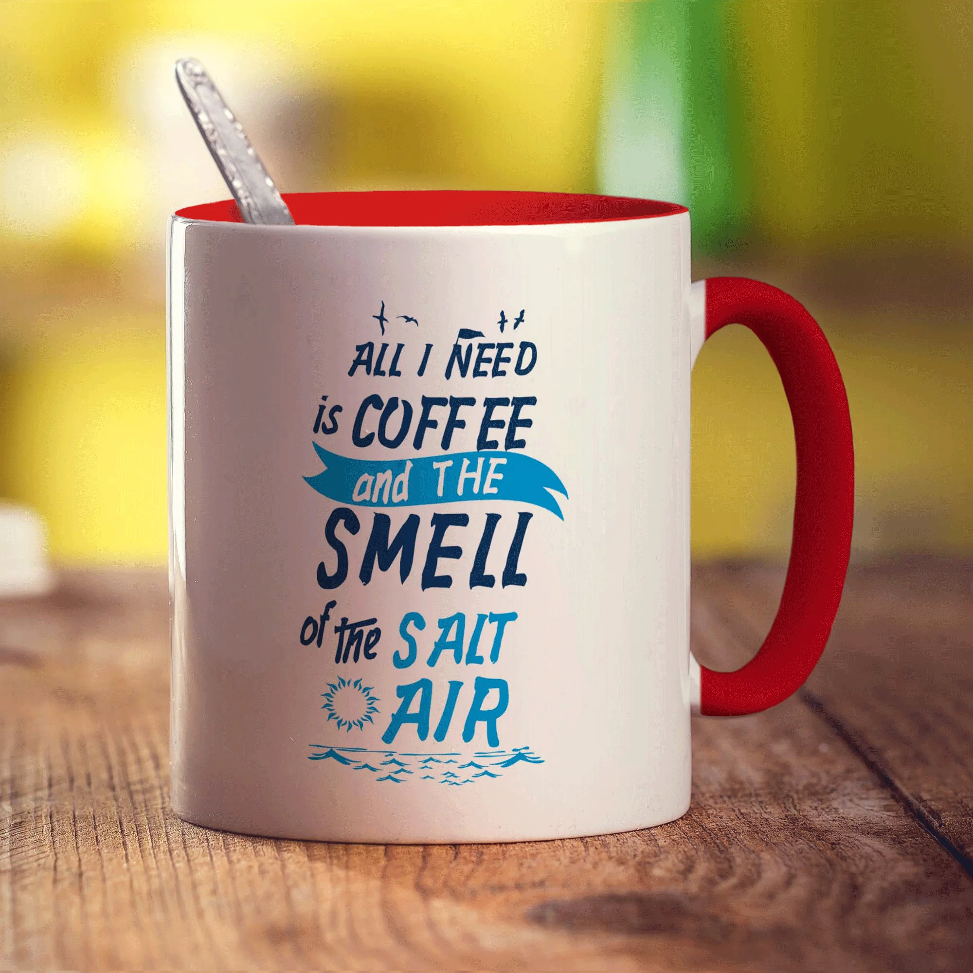 All I Need is Coffee and The Smell of The Salt Air Mug - Image 11