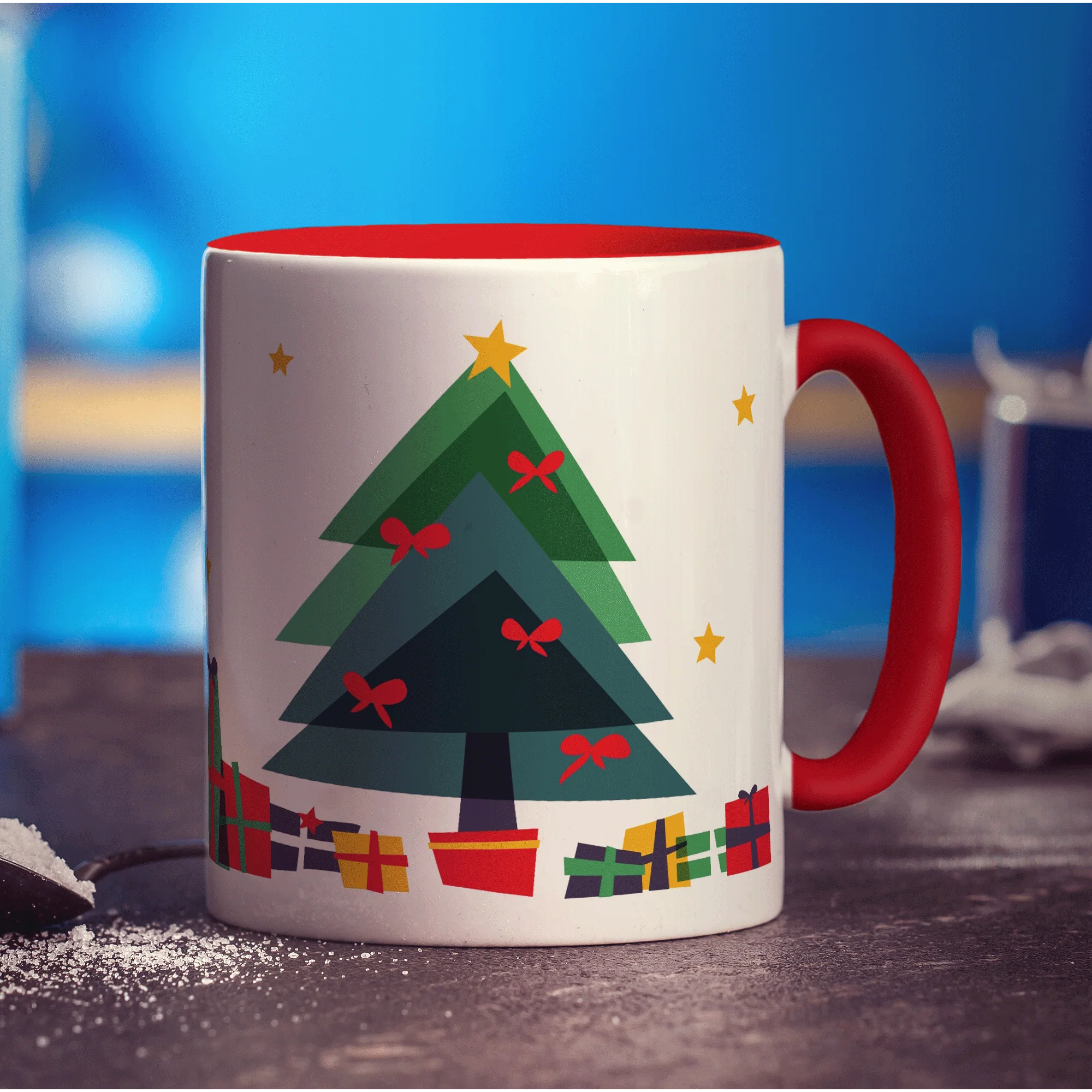 All I Want' Christmas Name Mug - Image 11