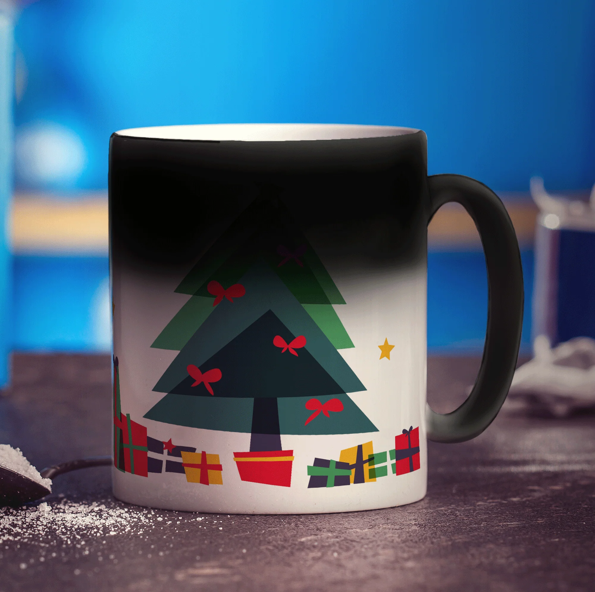 All I Want' Christmas Name Mug - Image 6