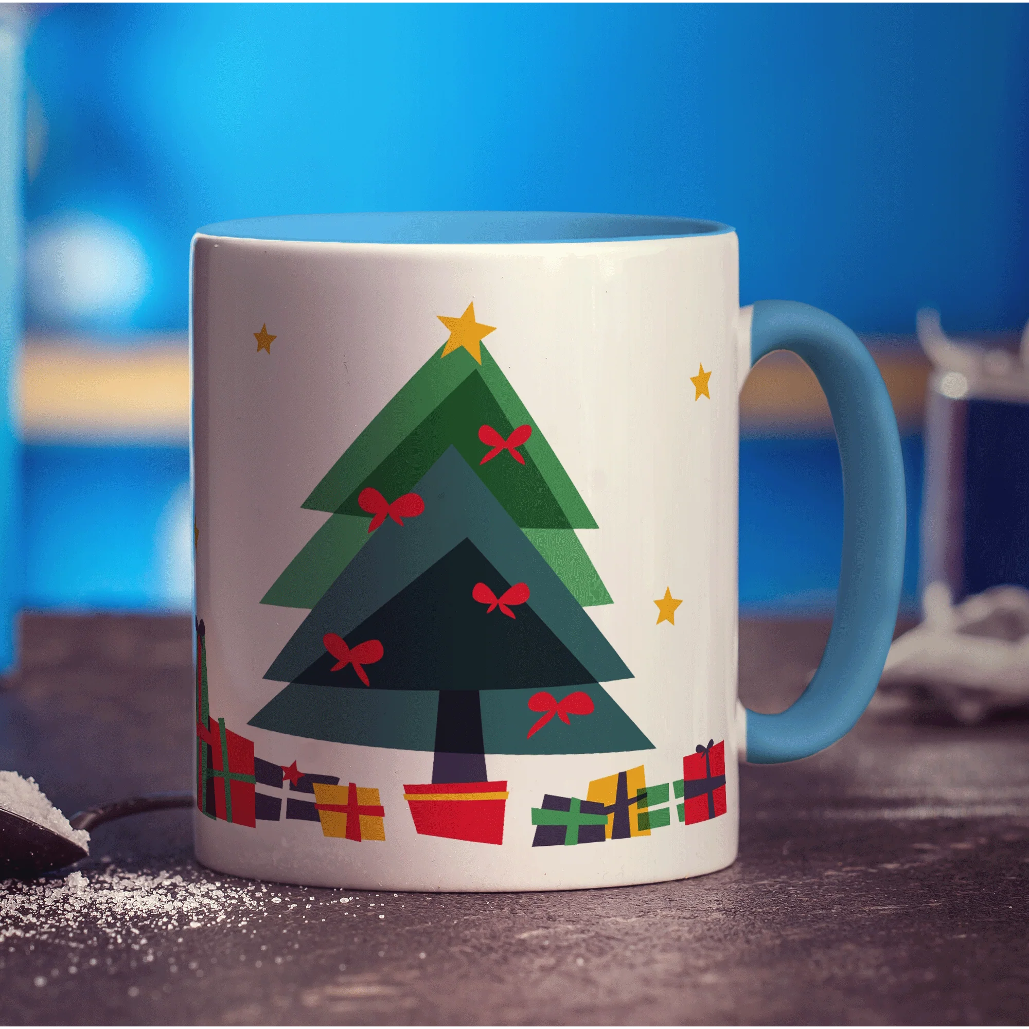 All I Want' Christmas Name Mug - Image 8