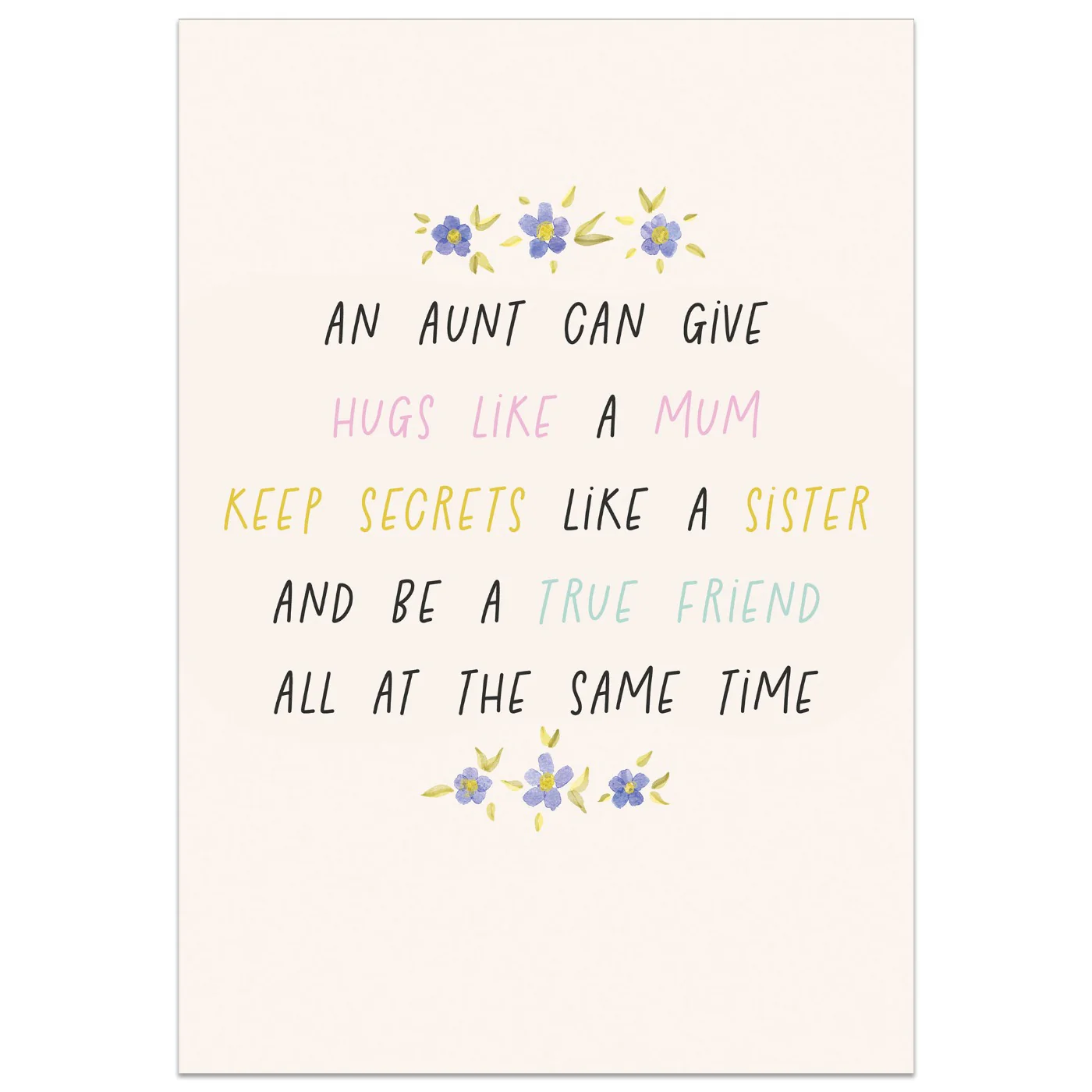 All in One Aunt Card