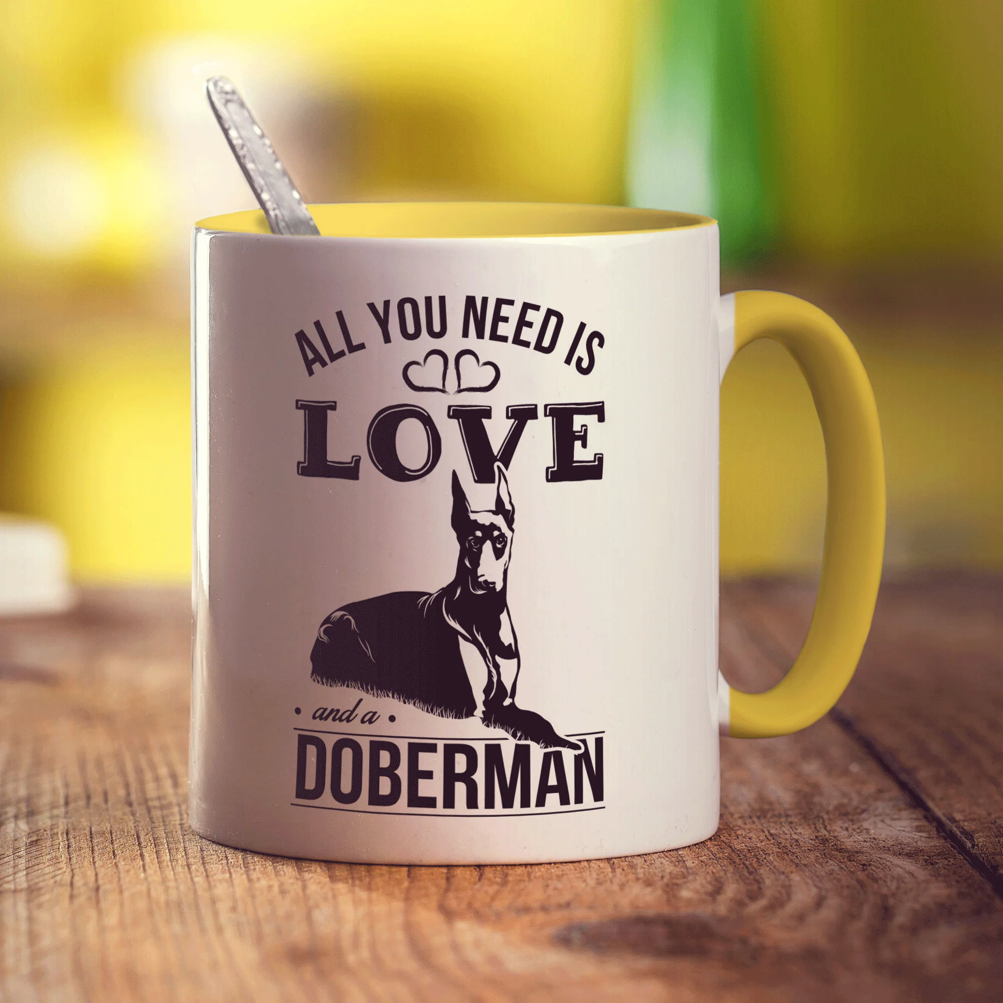 All You Need Is Love And A Doberman Mug - Image 5
