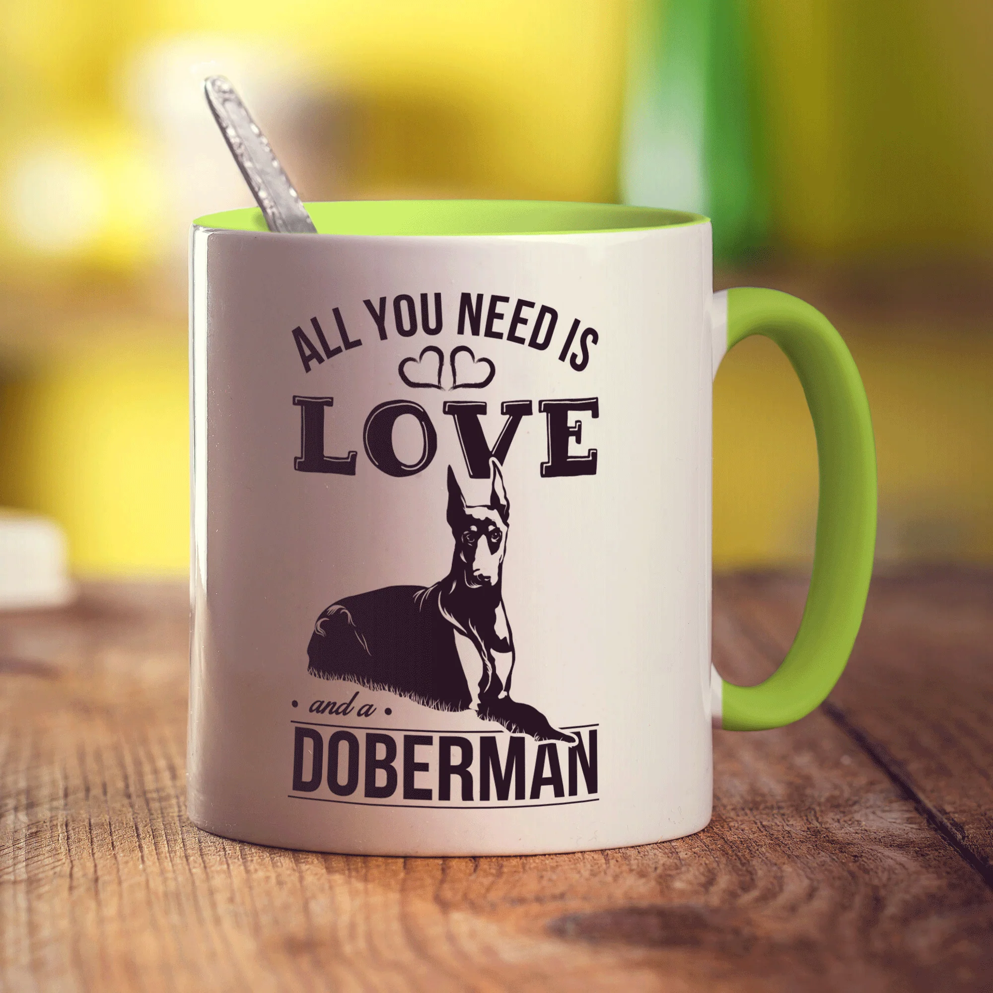 All You Need Is Love And A Doberman Mug - Image 7
