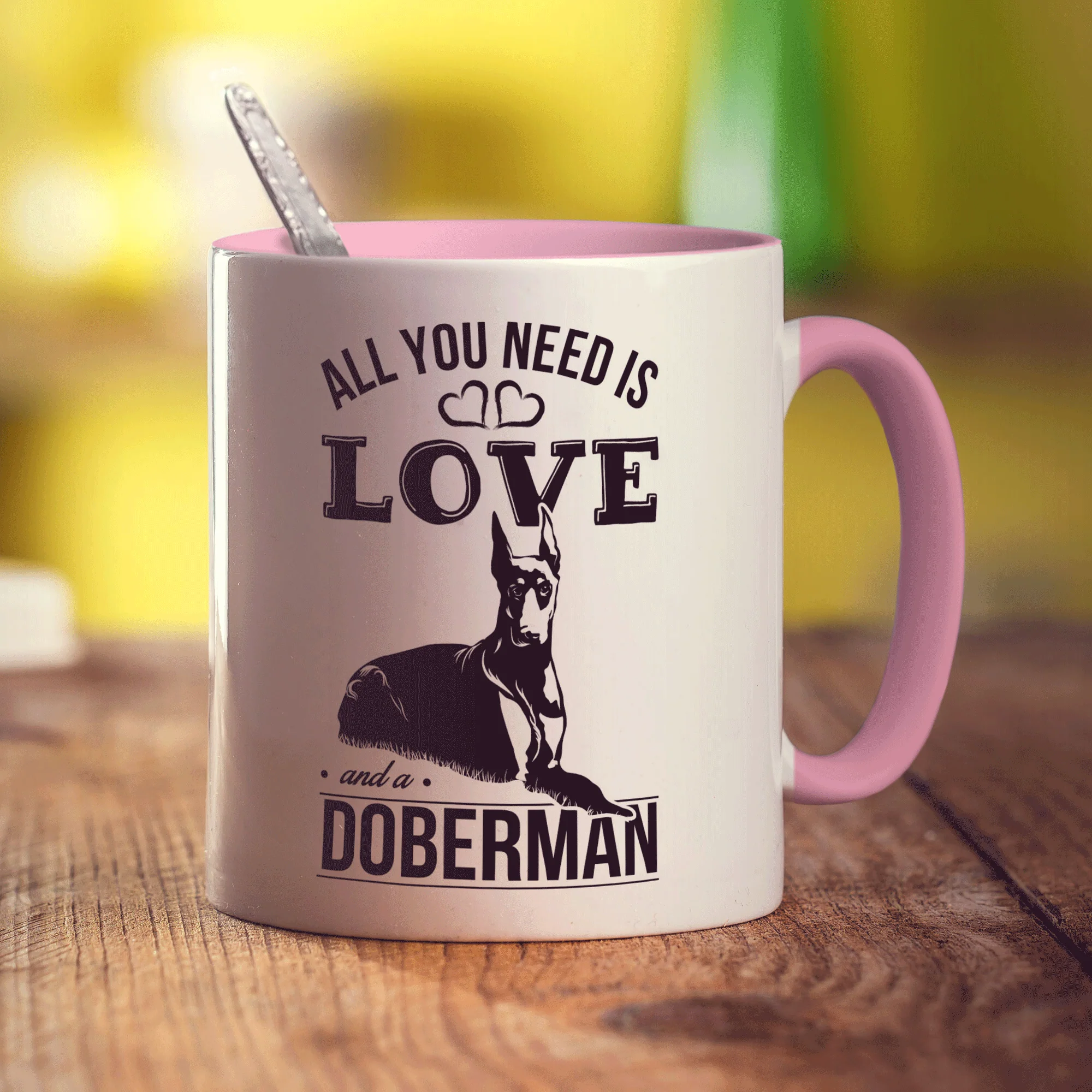 All You Need Is Love And A Doberman Mug - Image 9