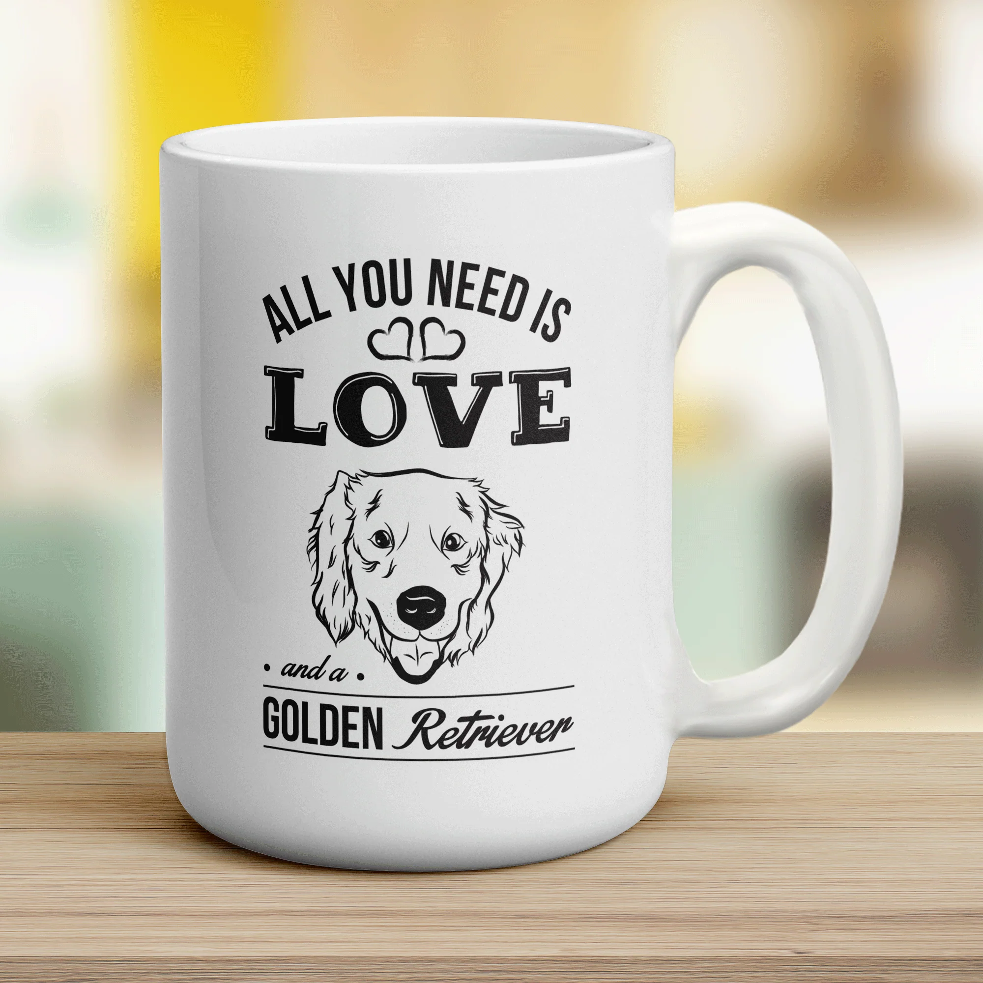 All You Need Is Love And A Golden Retriever Mug - Image 12