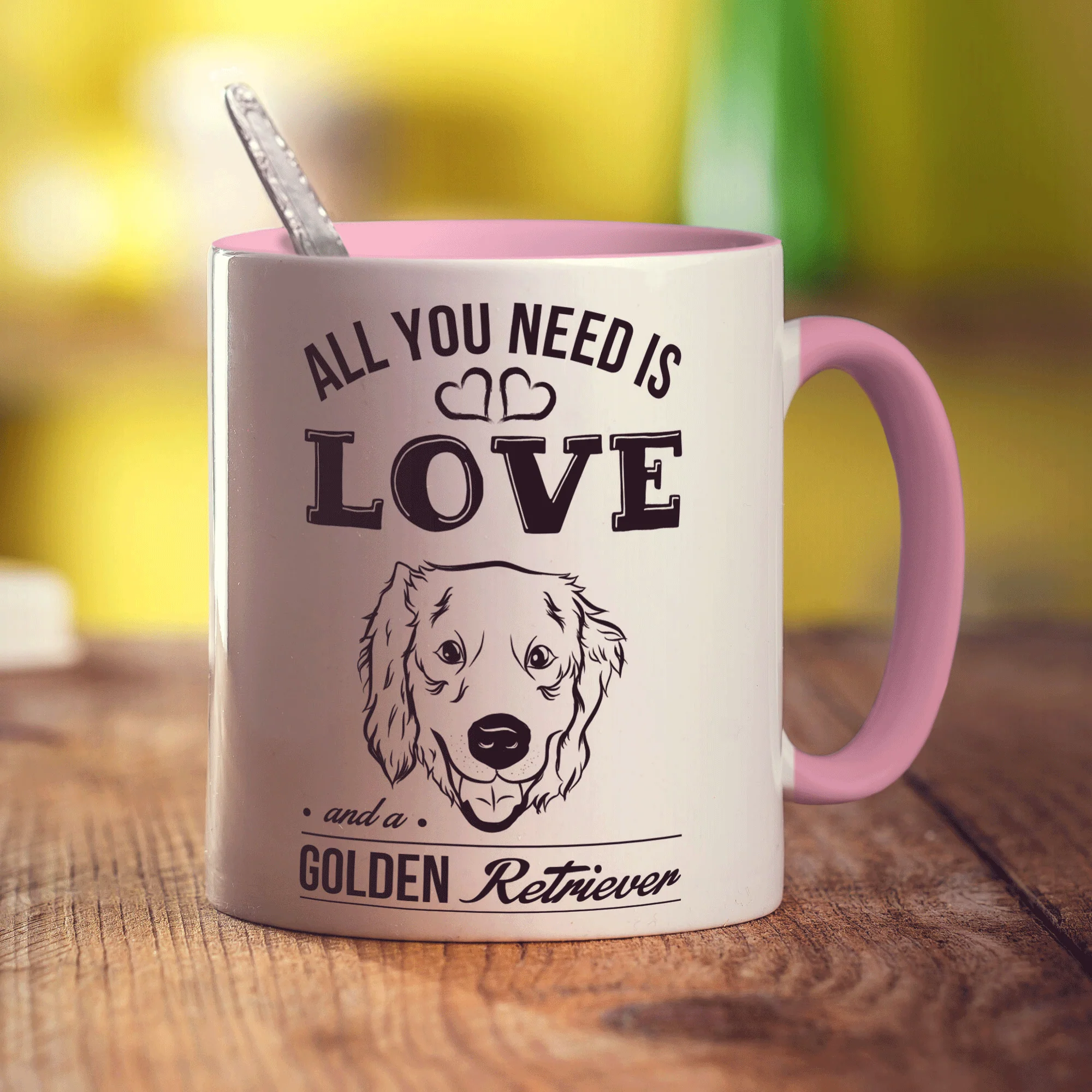 All You Need Is Love And A Golden Retriever Mug - Image 9