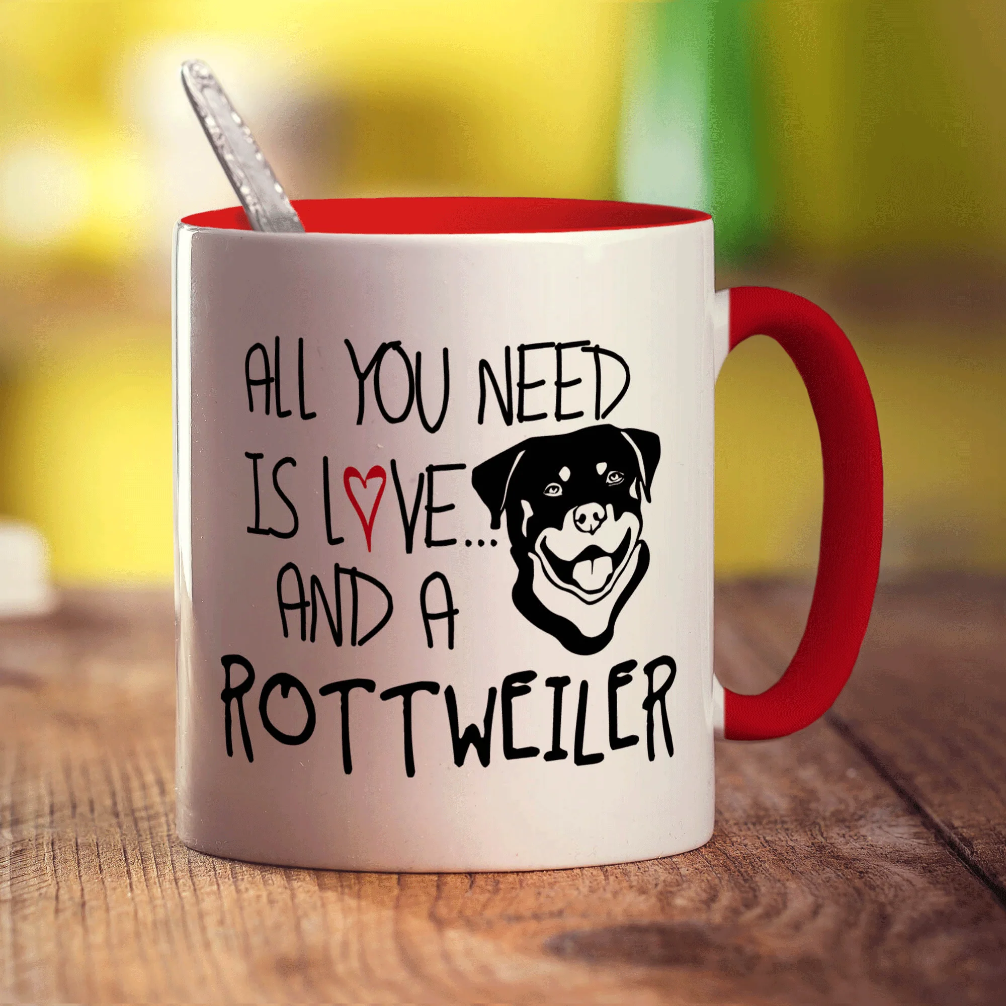 All You Need Is Love And A Rottweiler Mug - Image 11