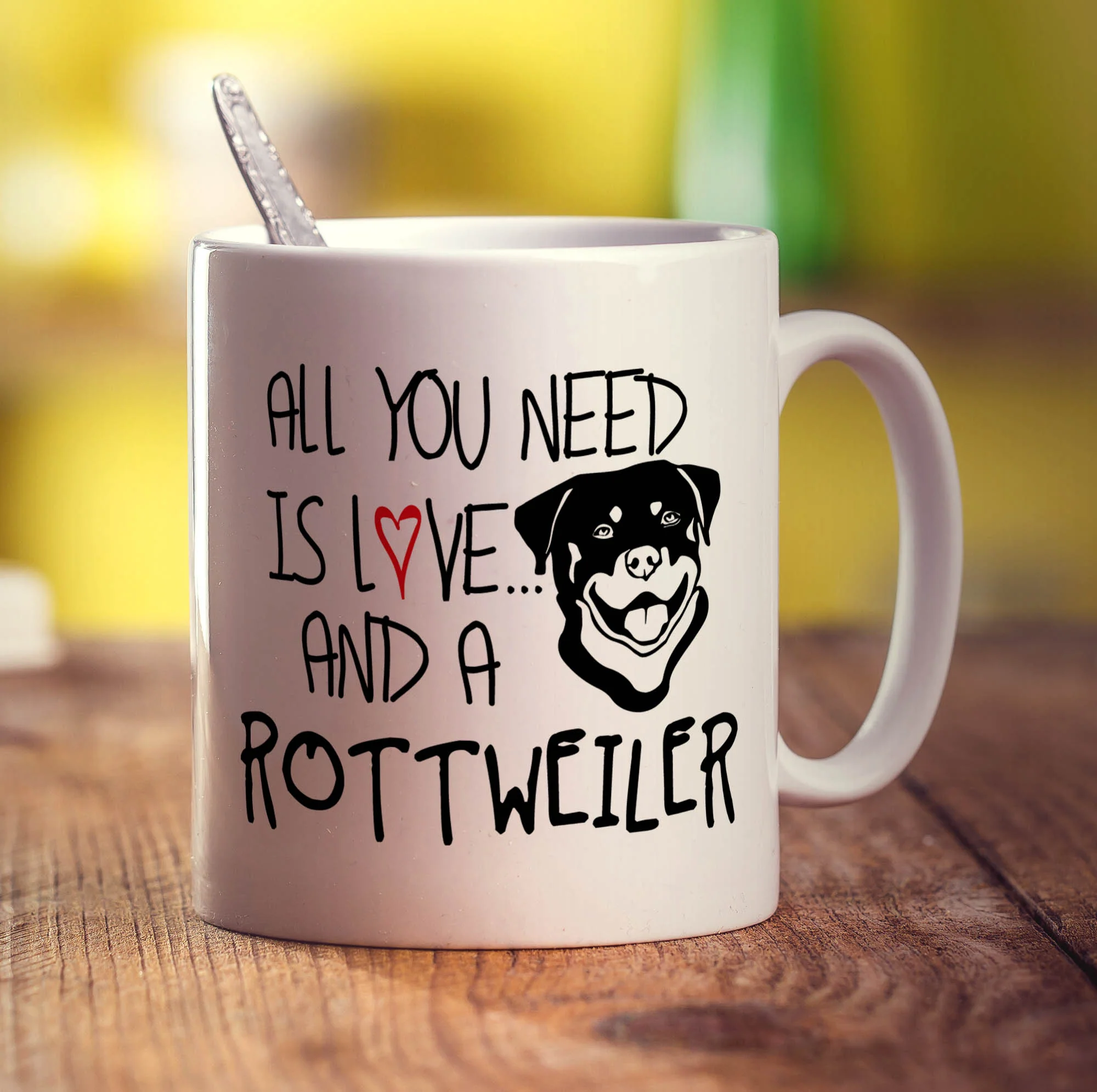 All You Need Is Love And A Rottweiler Mug - Image 3