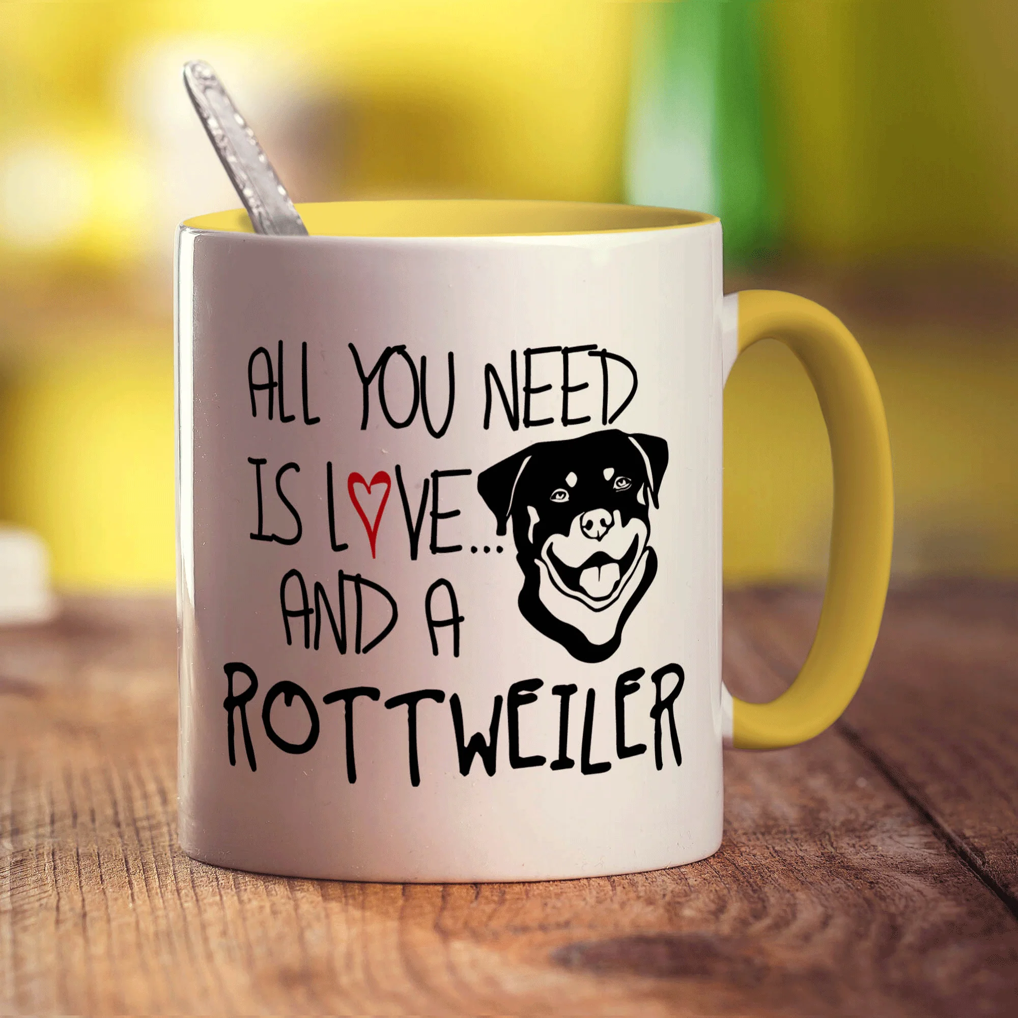 All You Need Is Love And A Rottweiler Mug - Image 5