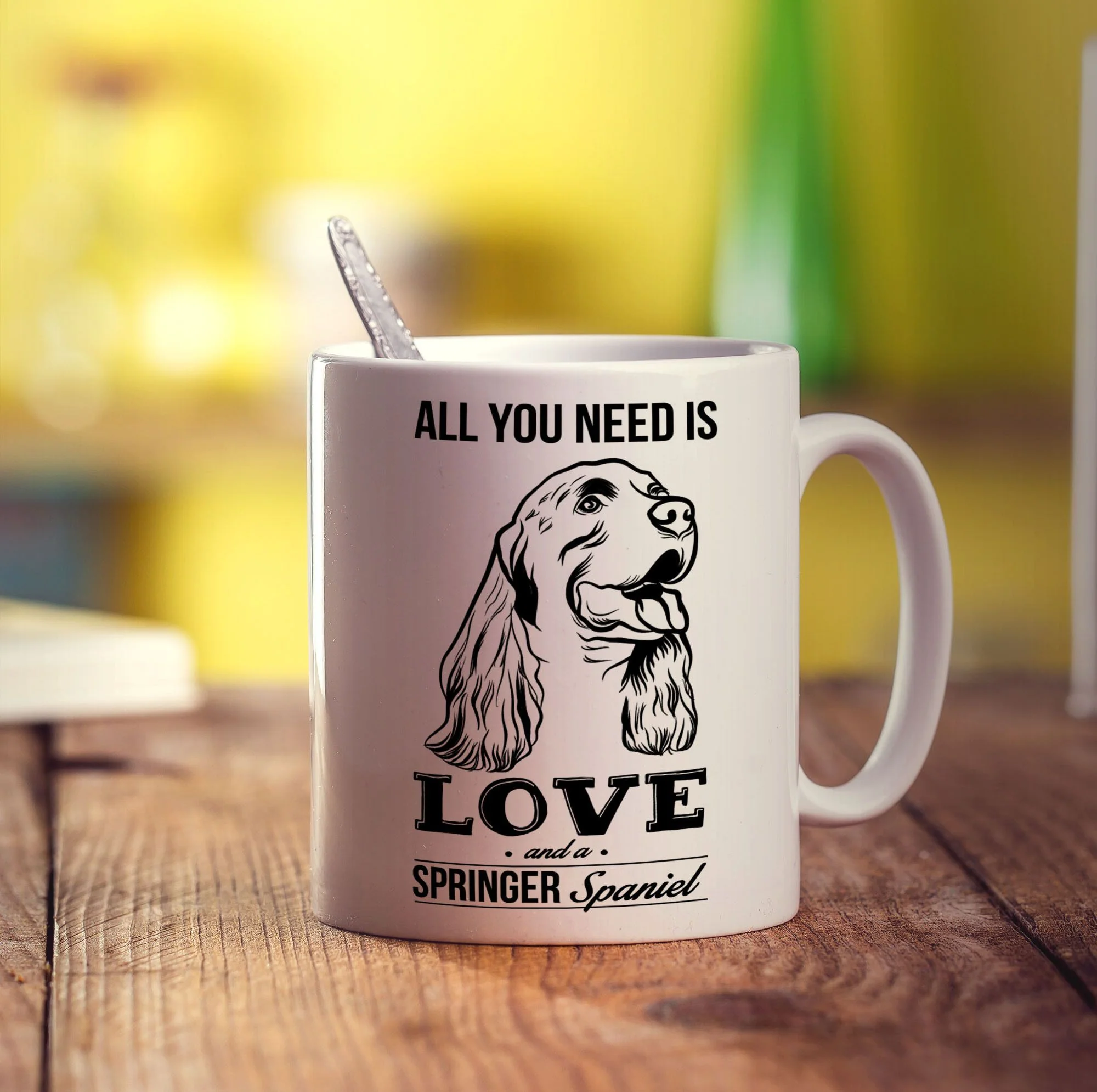 All You Need Is Love And A Springer Spaniel Mug - Image 3
