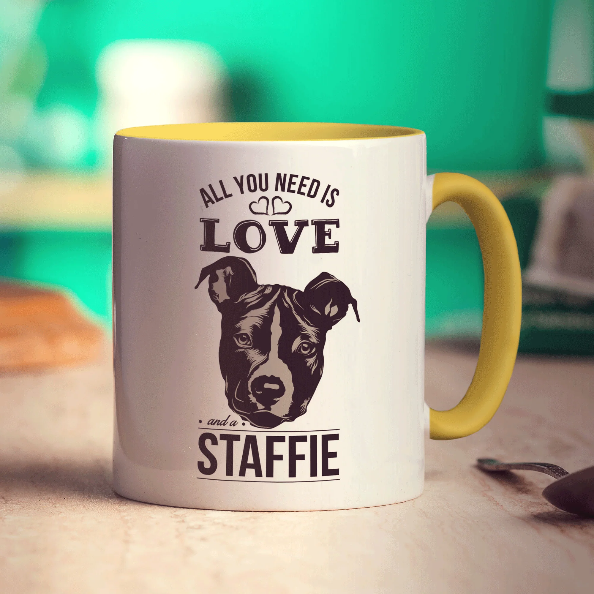 All You Need Is Love And A Staffie Mug - Image 5
