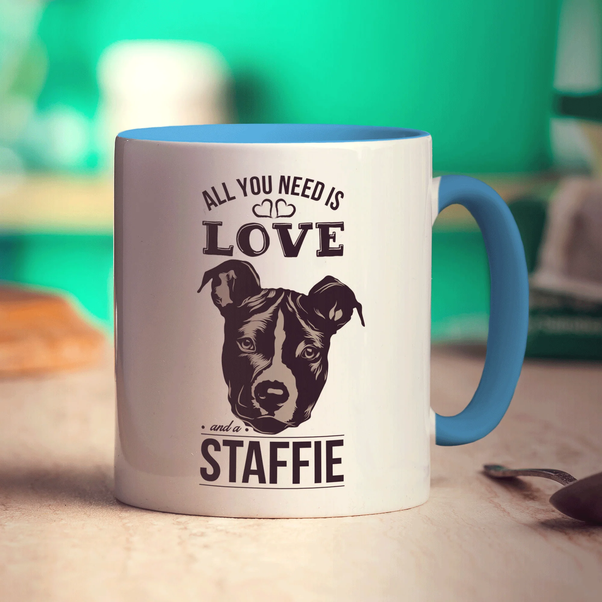 All You Need Is Love And A Staffie Mug - Image 8