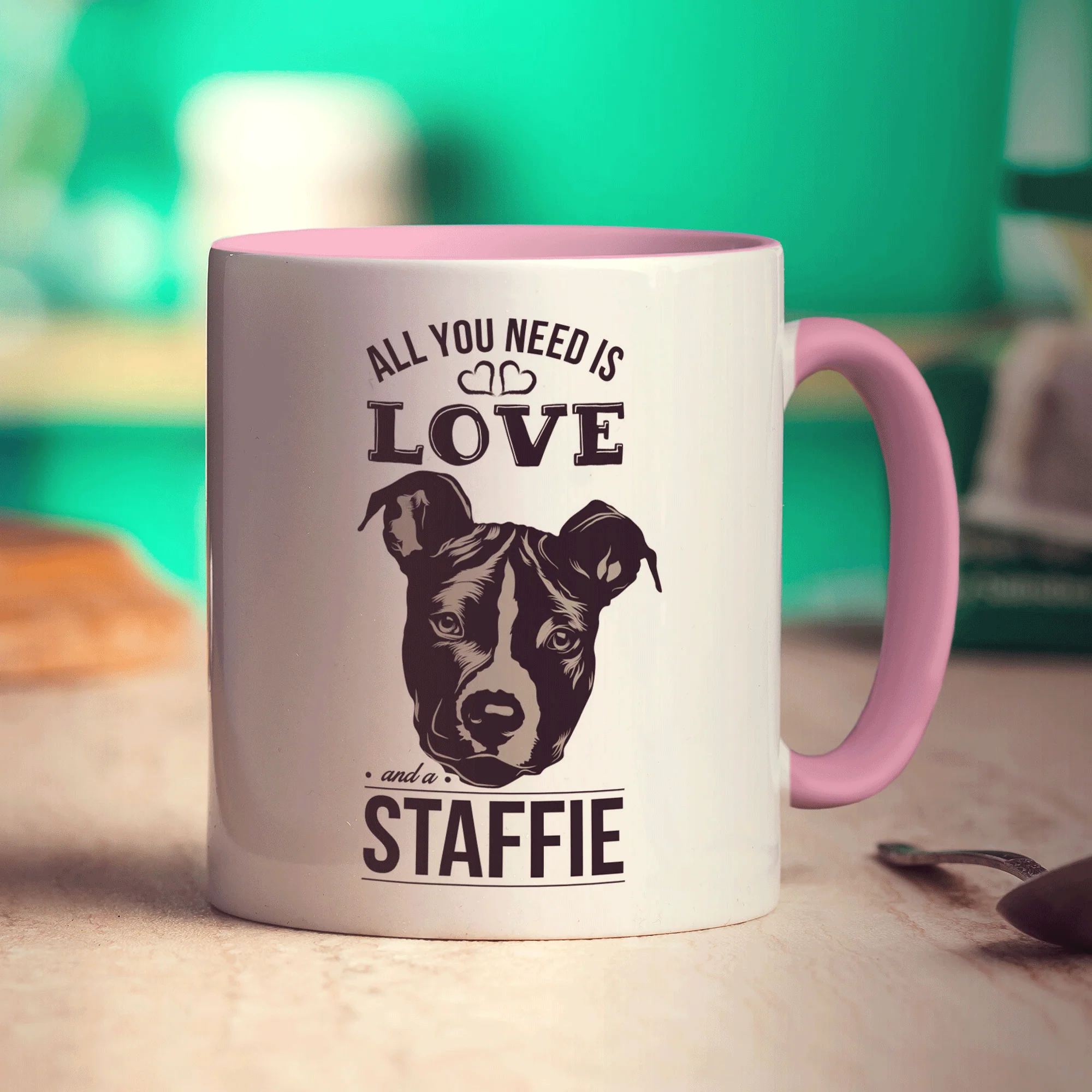 All You Need Is Love And A Staffie Mug - Image 9